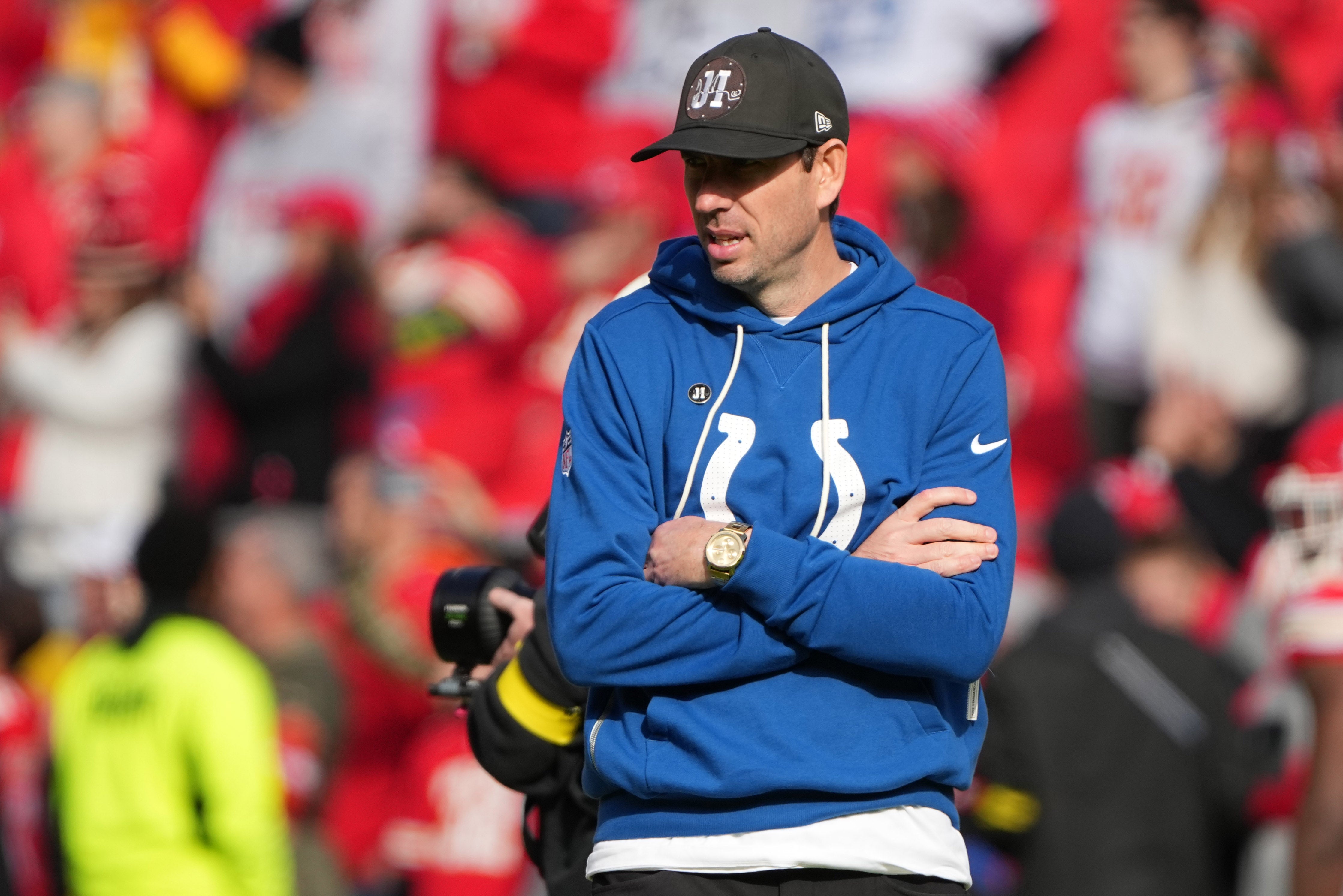 Colts head coach Shane Steichen