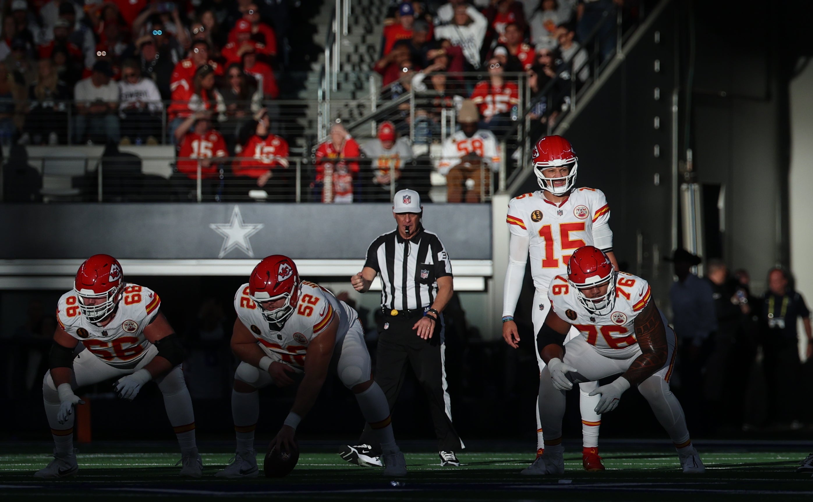 Kansas City Chiefs Quarterback Patrick Mahomes vs. the Dallas Cowboys