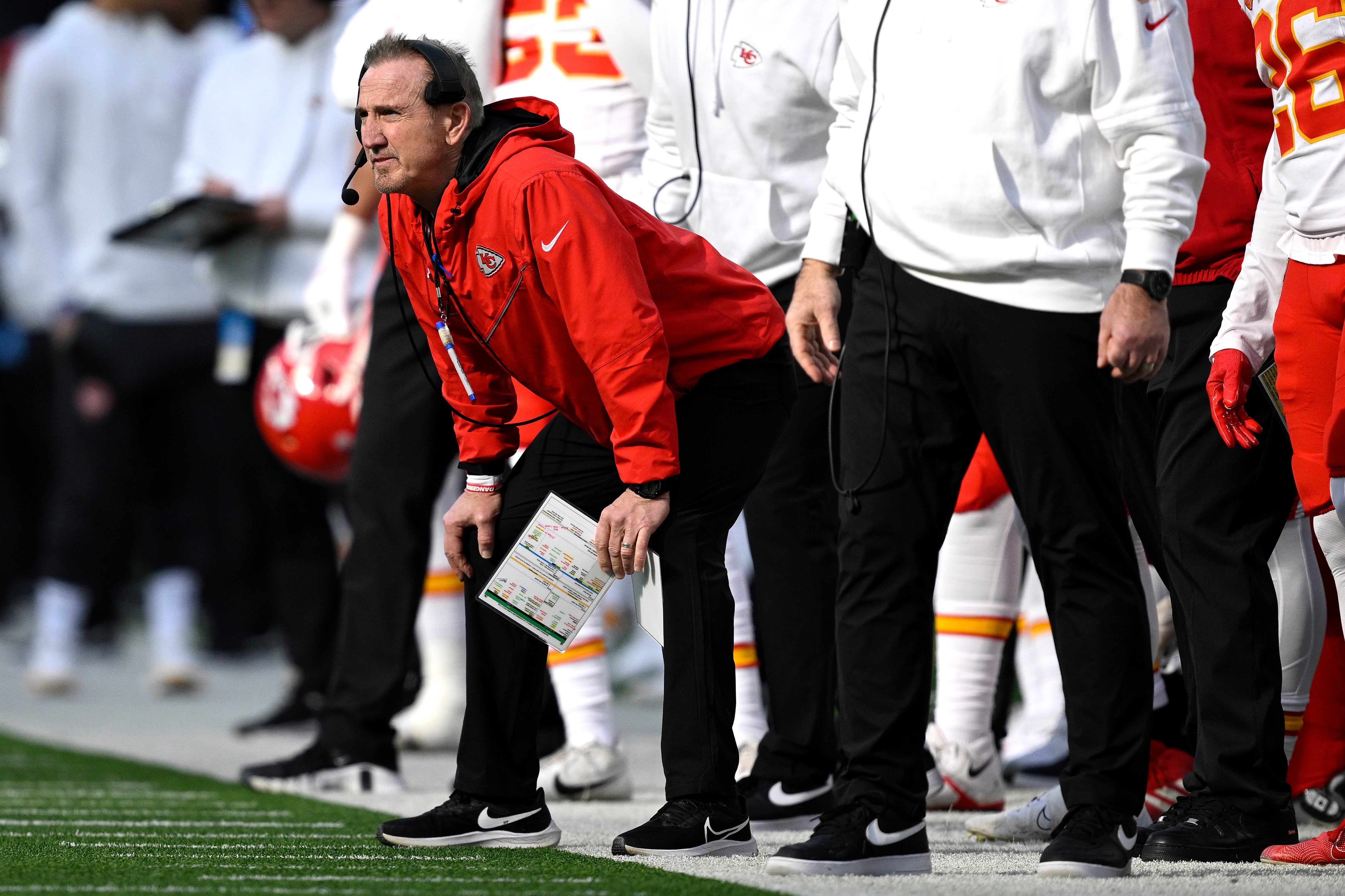 Kansas City Chiefs defensive coordinator Steve Spagnuolo Houston Texans