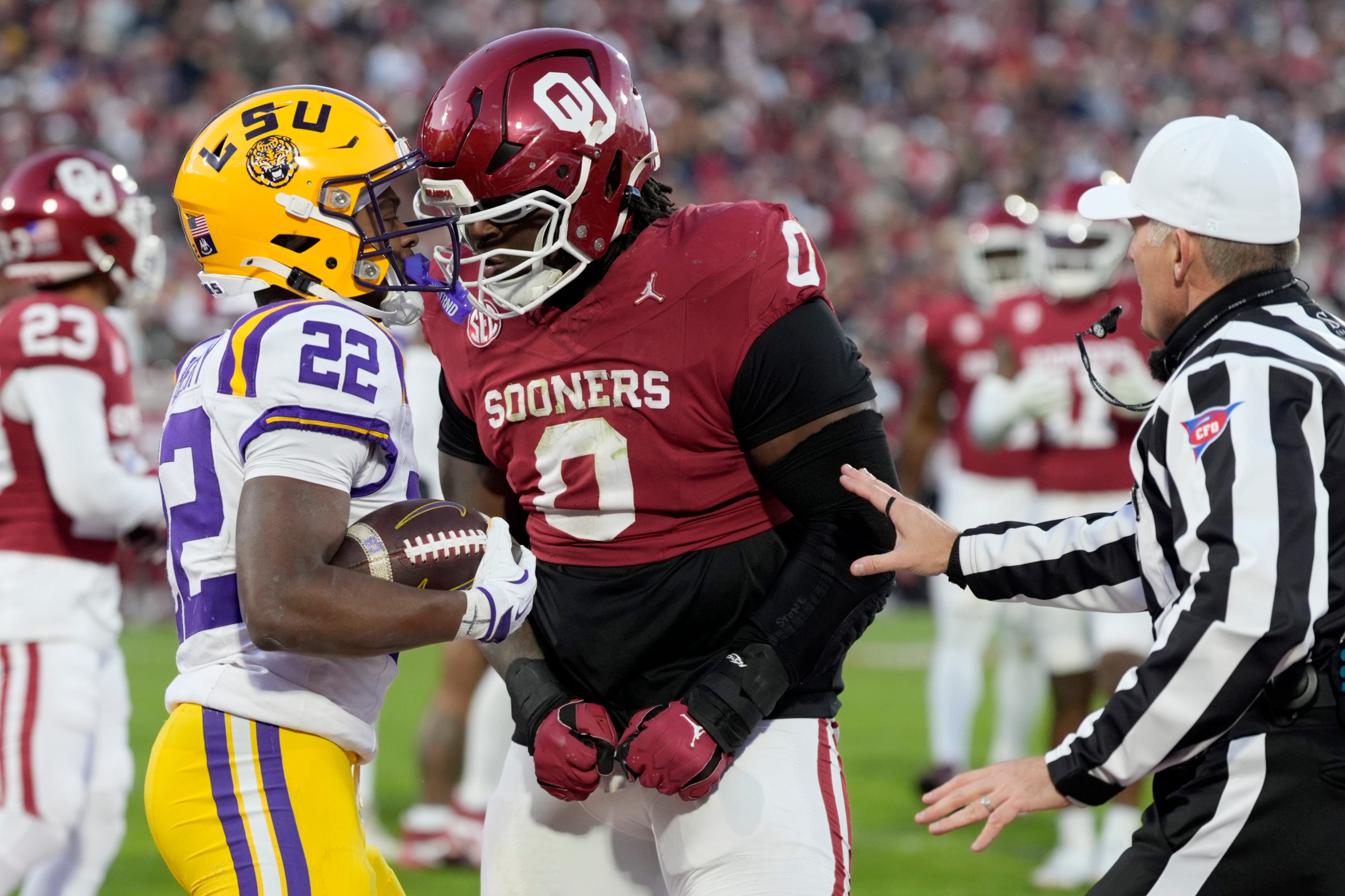 Oklahoma Sooners defensive tackle David Stone Jr.