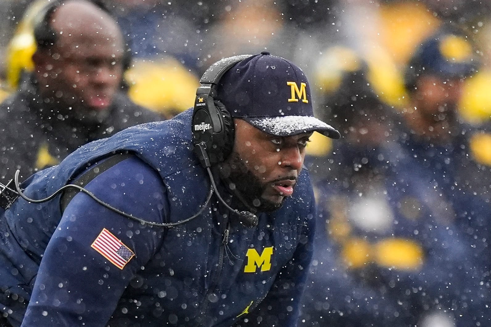 Michigan Wolverines football head coach Sherrone Moore
