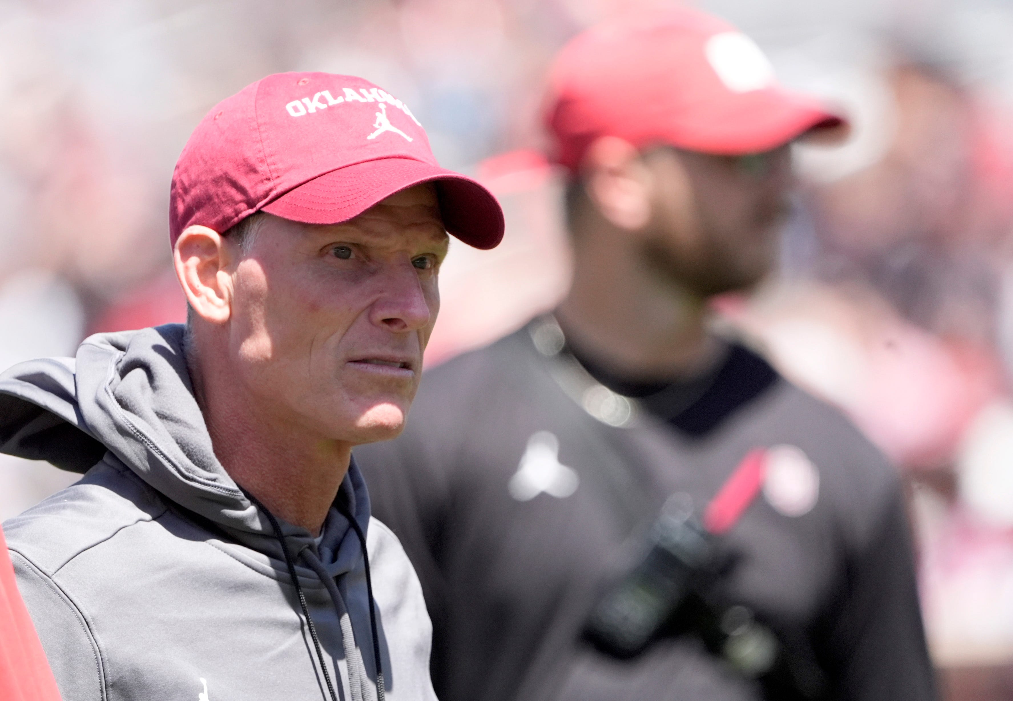 Oklahoma Sooners head coach Brent venables transfer portal