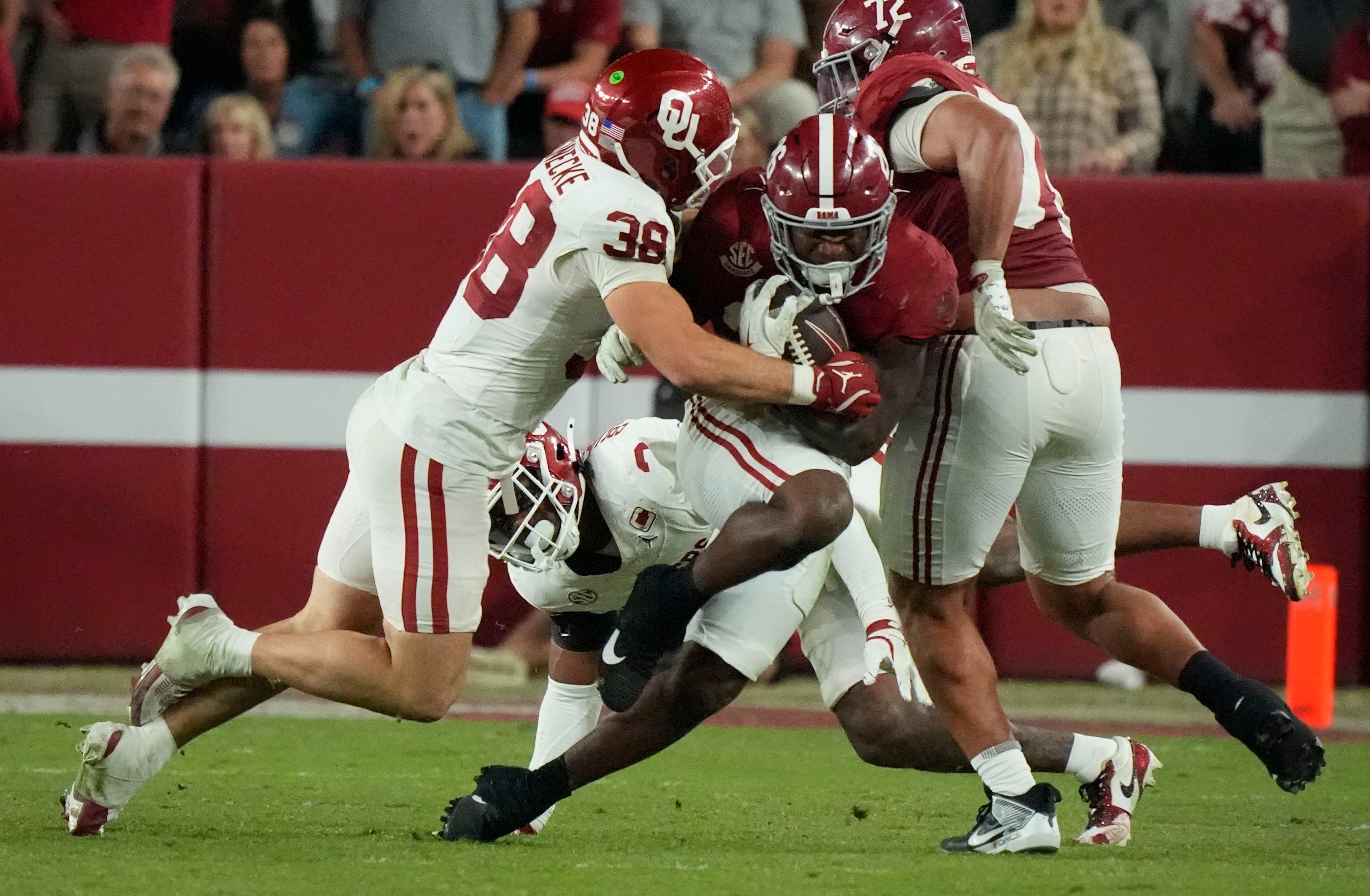 Oklahoma Sooners Alabama Crimson Tide running back Jam Miller