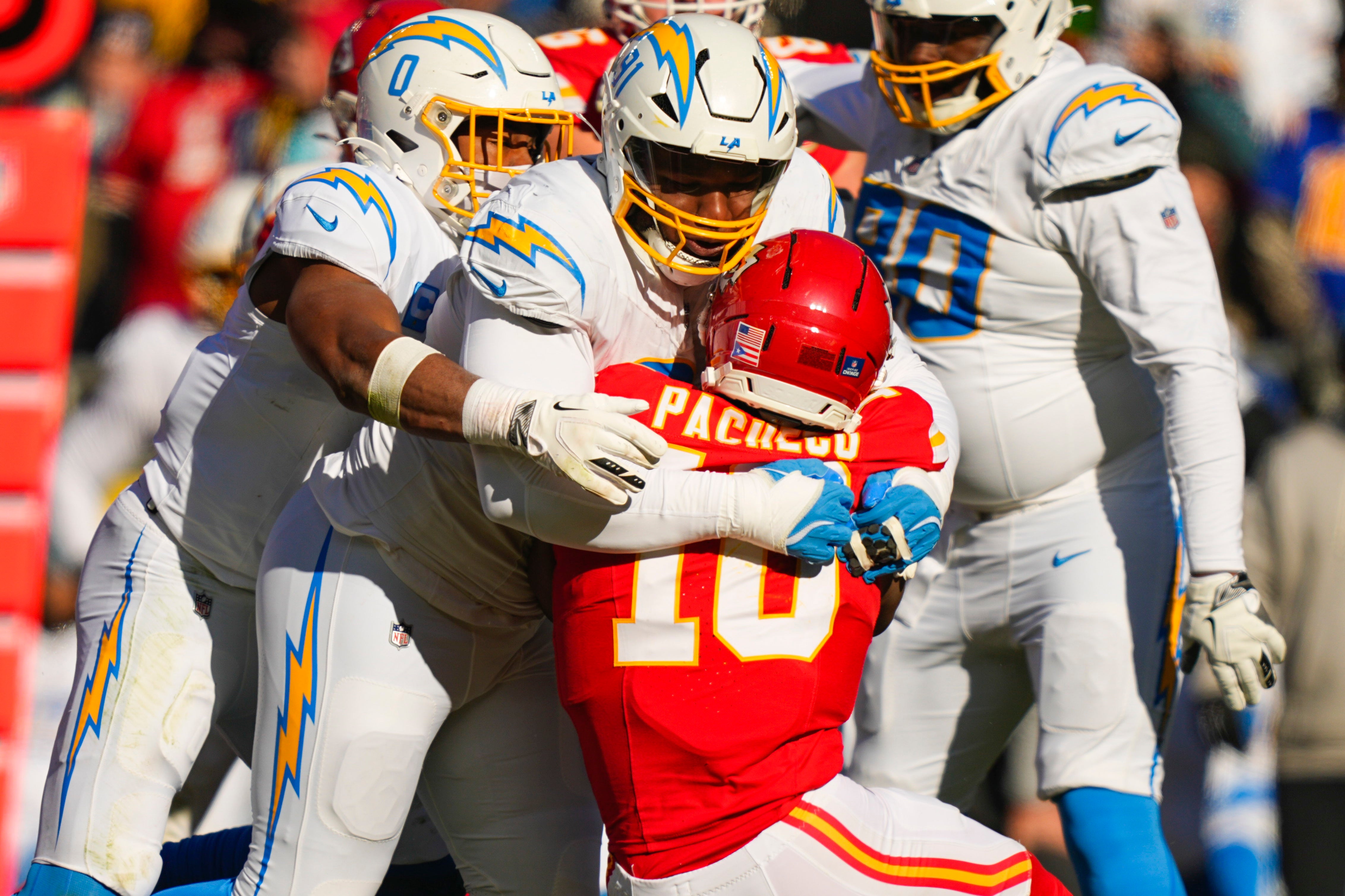 Kansas City Chiefs running back Isiah Pacheco