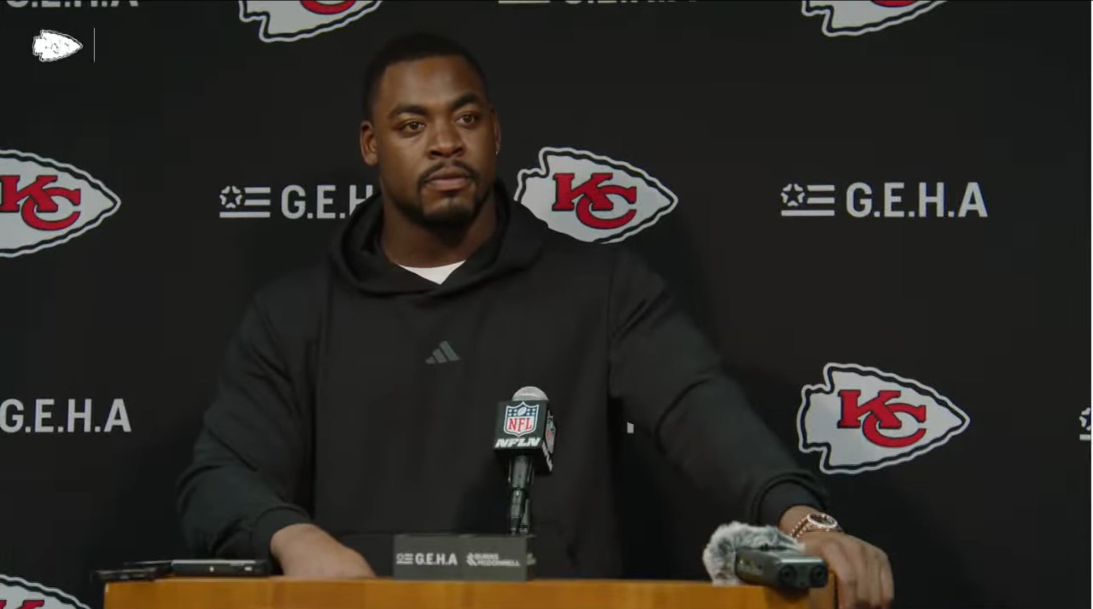 Kansas City Chiefs defensive tackle Chris Jones after loss to Tennessee Titans