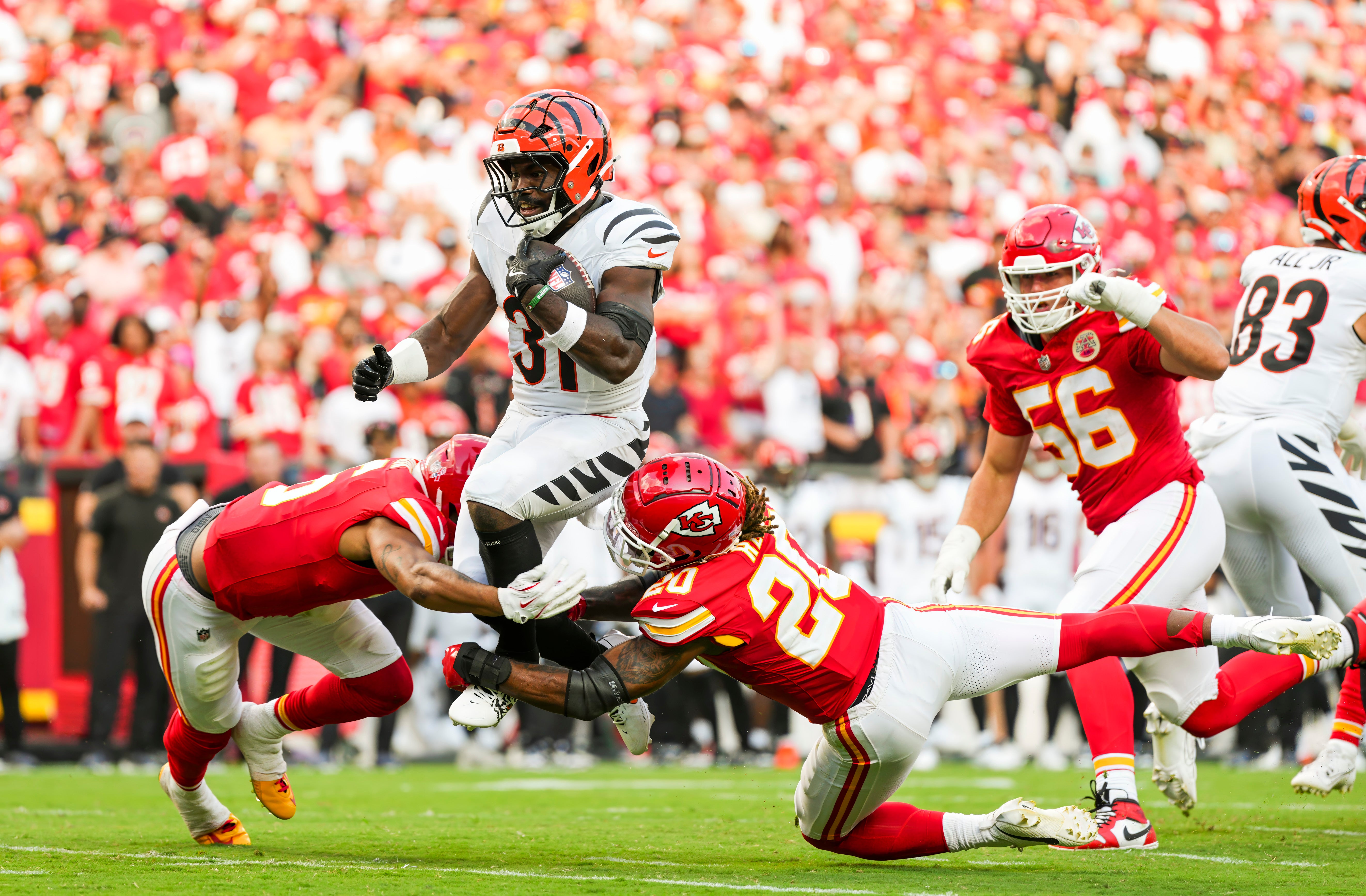 Kansas City Chiefs safety Justin Reid safety Bryan Cook