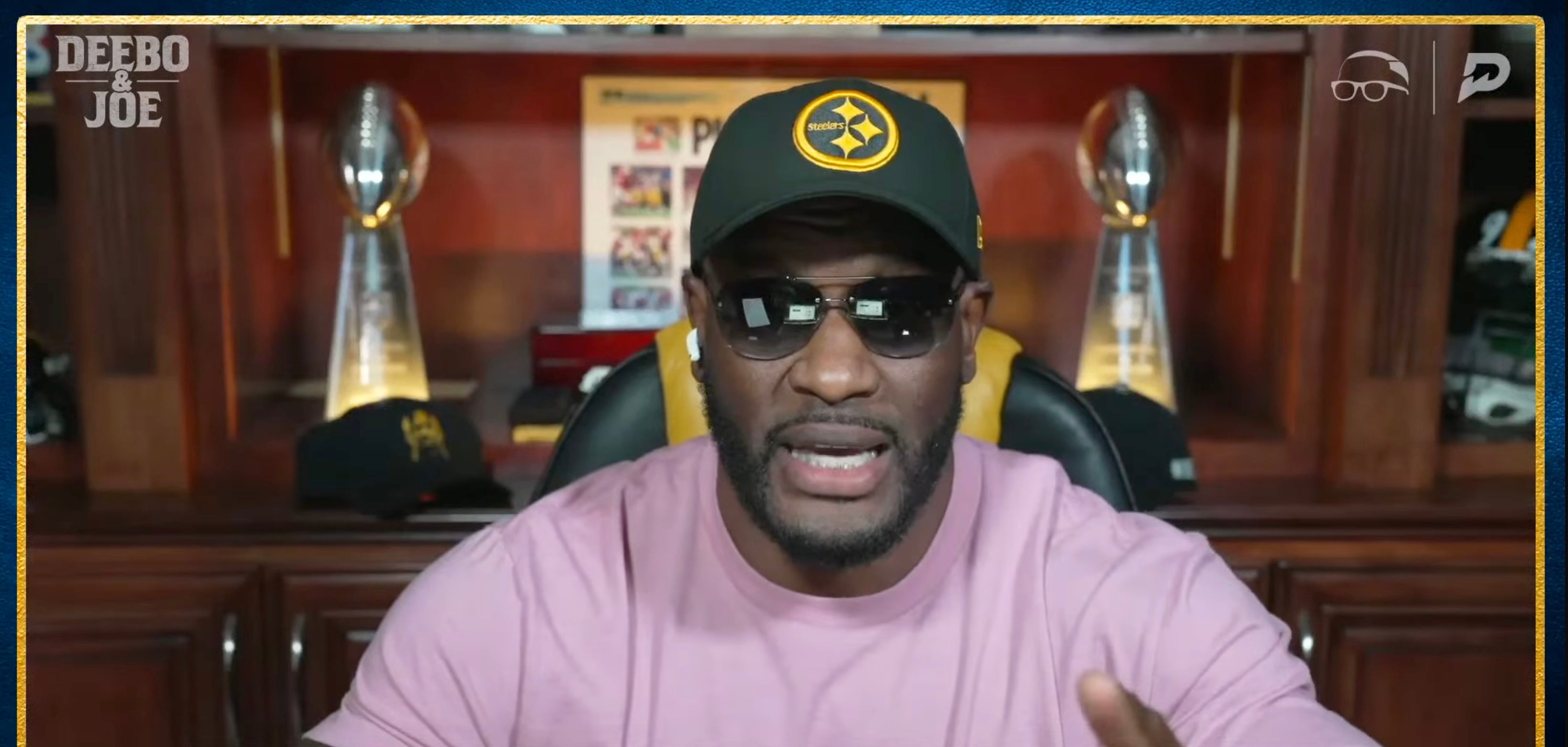Pittsburgh Steelers Super Bowl Champion LB James Harrison calls out Mike Tomlin on the Deebo and Joe Podcast on YouTube, 12/1/2025.