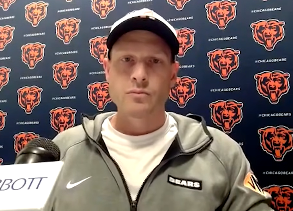 Ben Johnson speaks with reporters on Monday ahead of Week 18.