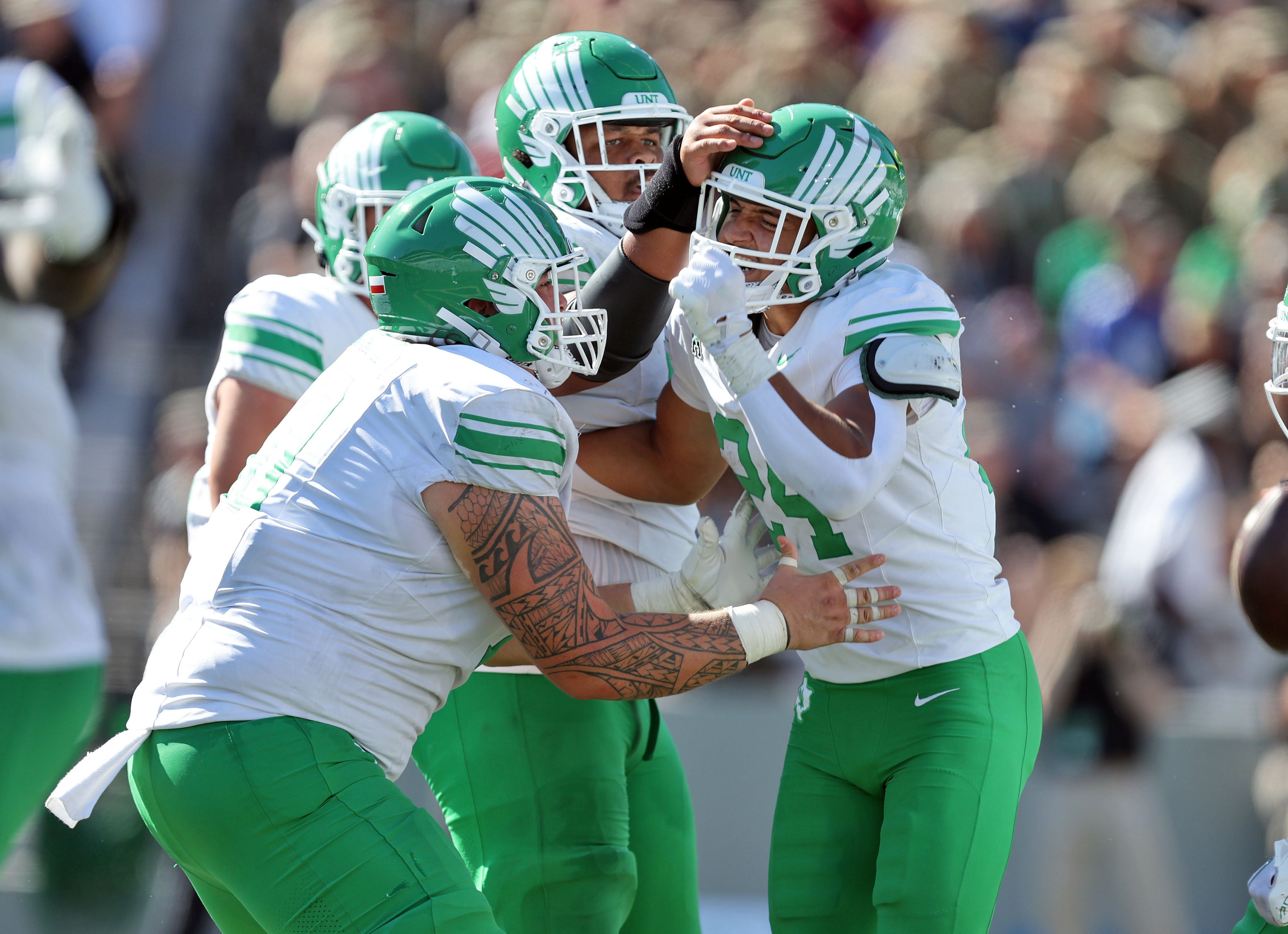 North Texas running back Caleb Hawkins transfer portal Oklahoma Sooners