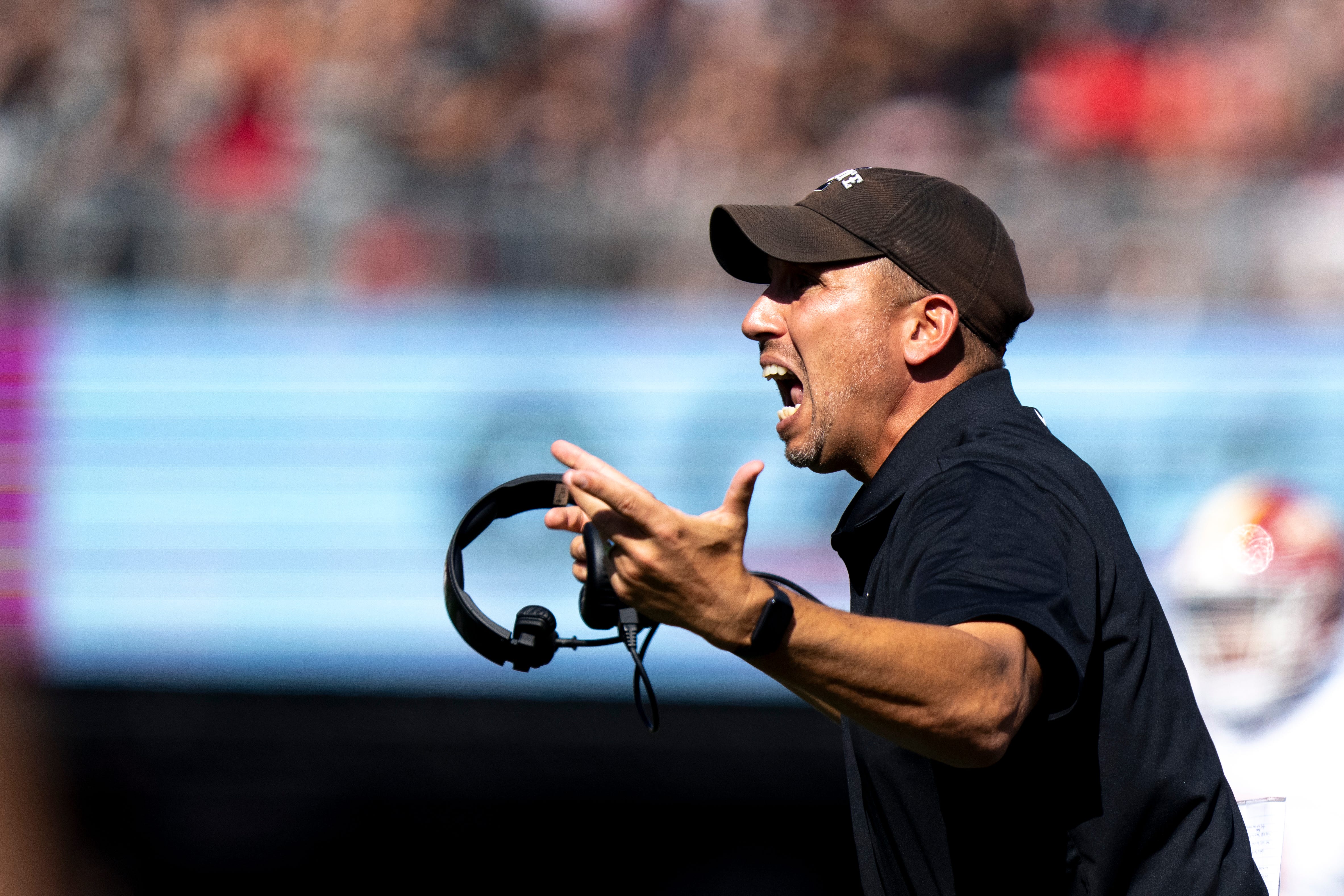 Iowa State head coach Matt Campbell