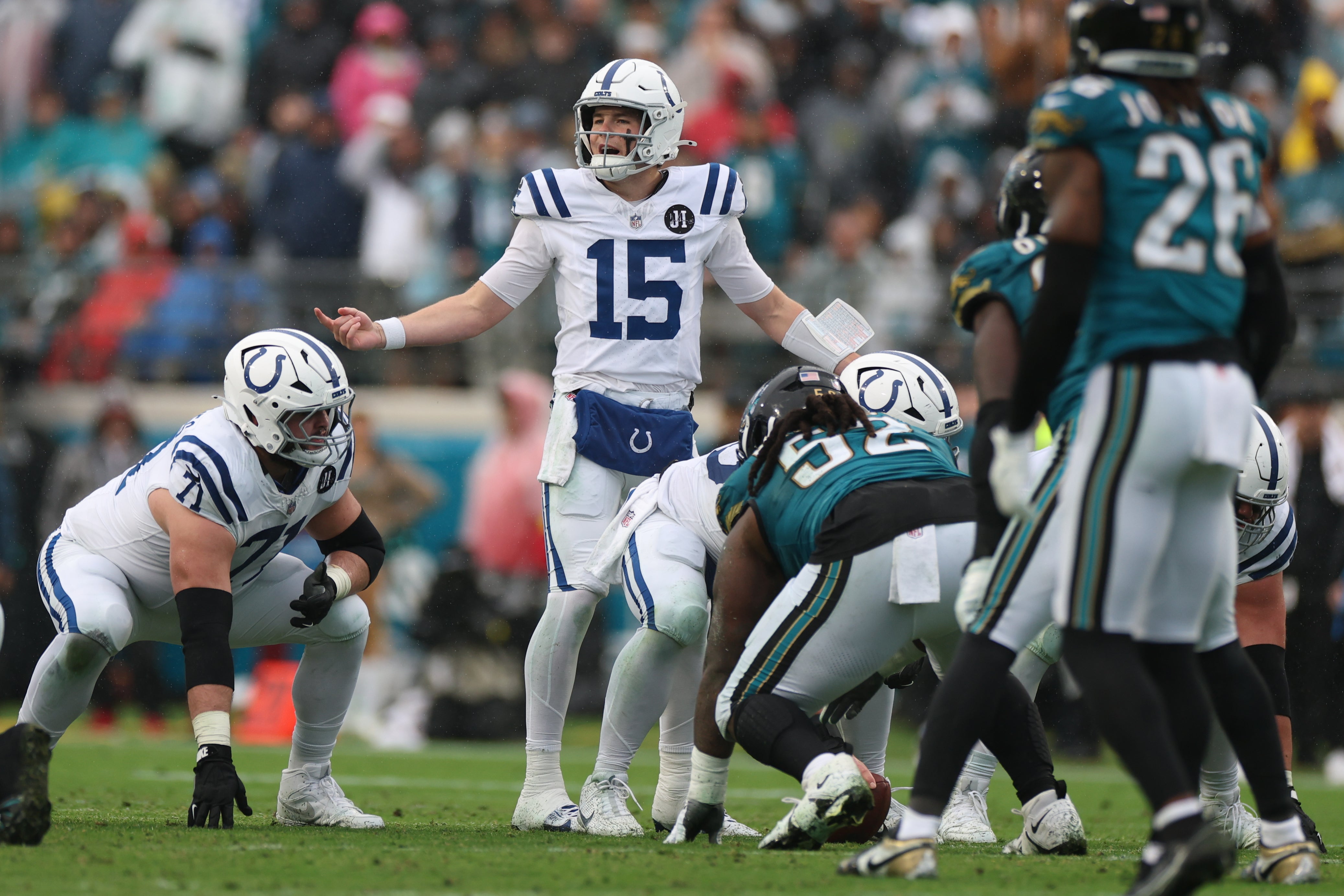 Colts QB Riley Leonard