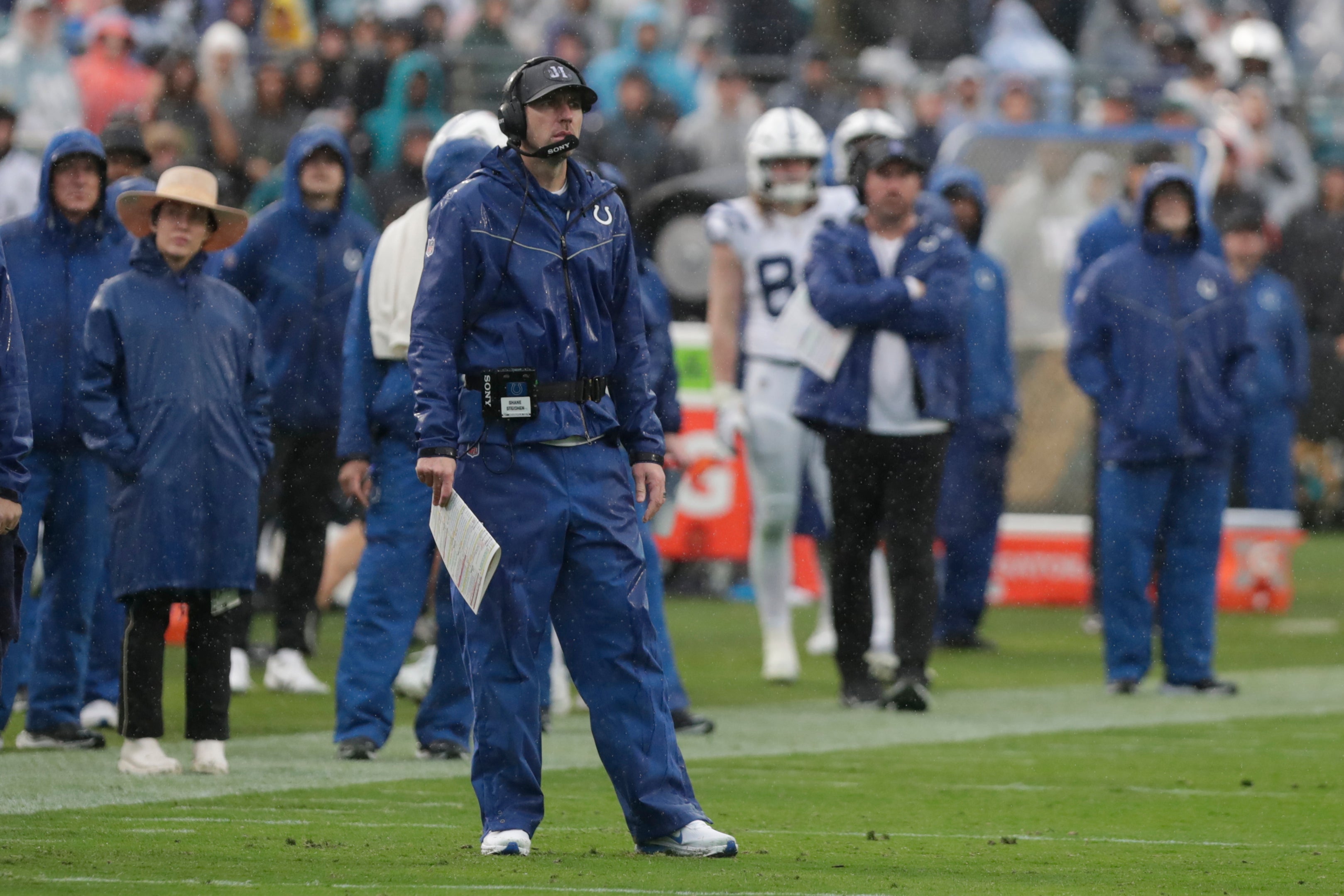 Colts head coach Shane Steichen