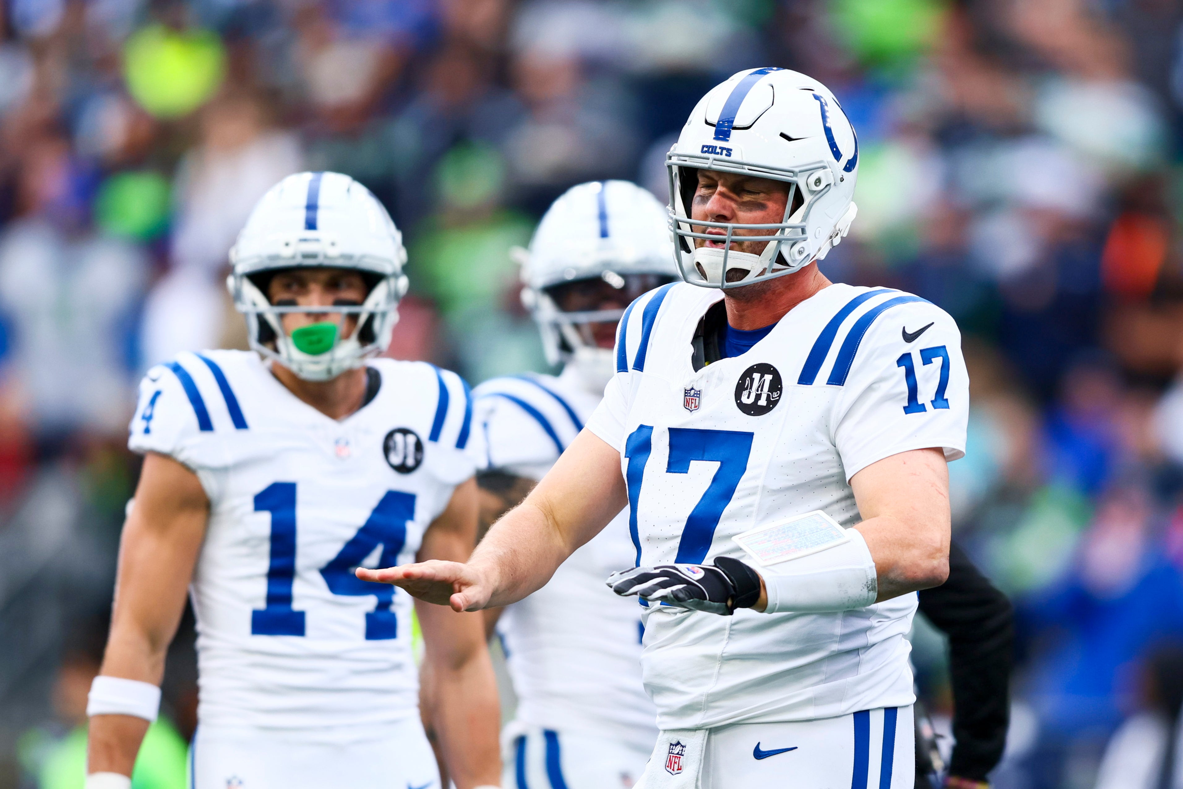 Colts QB Philip Rivers and WR Alec Pierce
