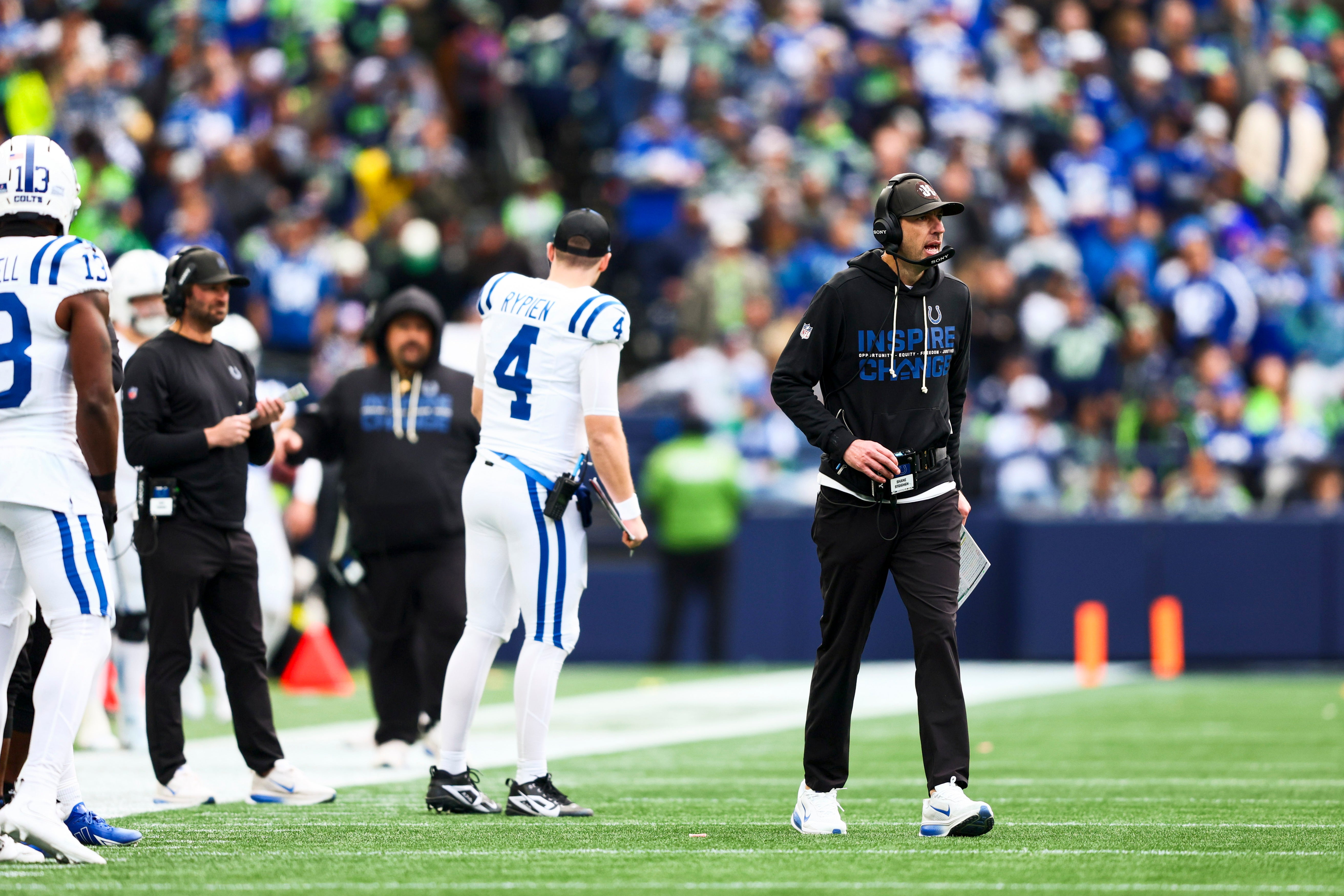 Colts head coach Shane Steichen