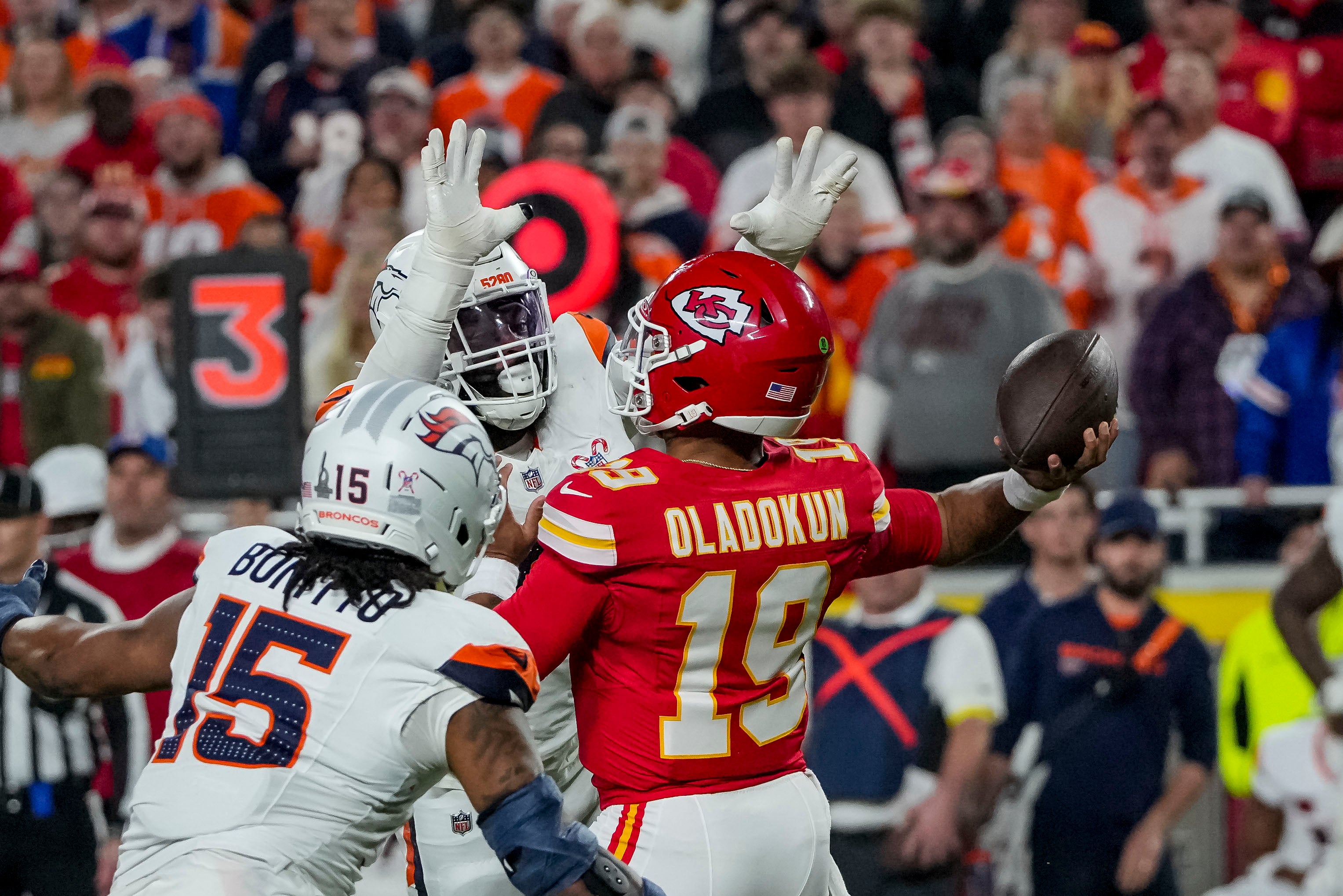 Kansas City Chiefs Denver Broncos linebacker Jonathon Cooper