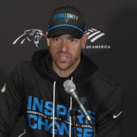Carolina Panthers head coach Dave Canales speaks with reporters following Week 18 loss.