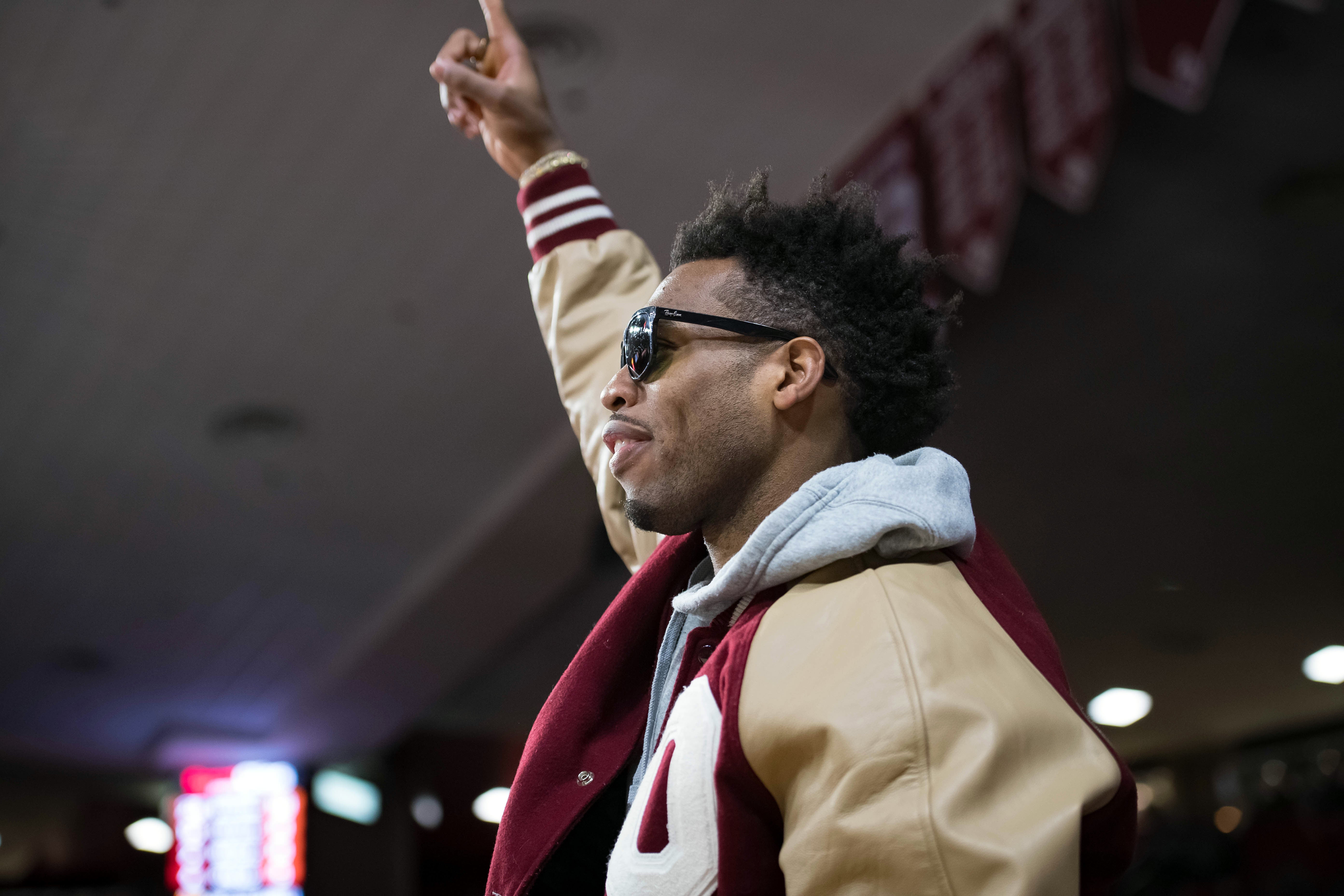 Oklahoma Sooners basketball guard Buddy Hield jersey number retired