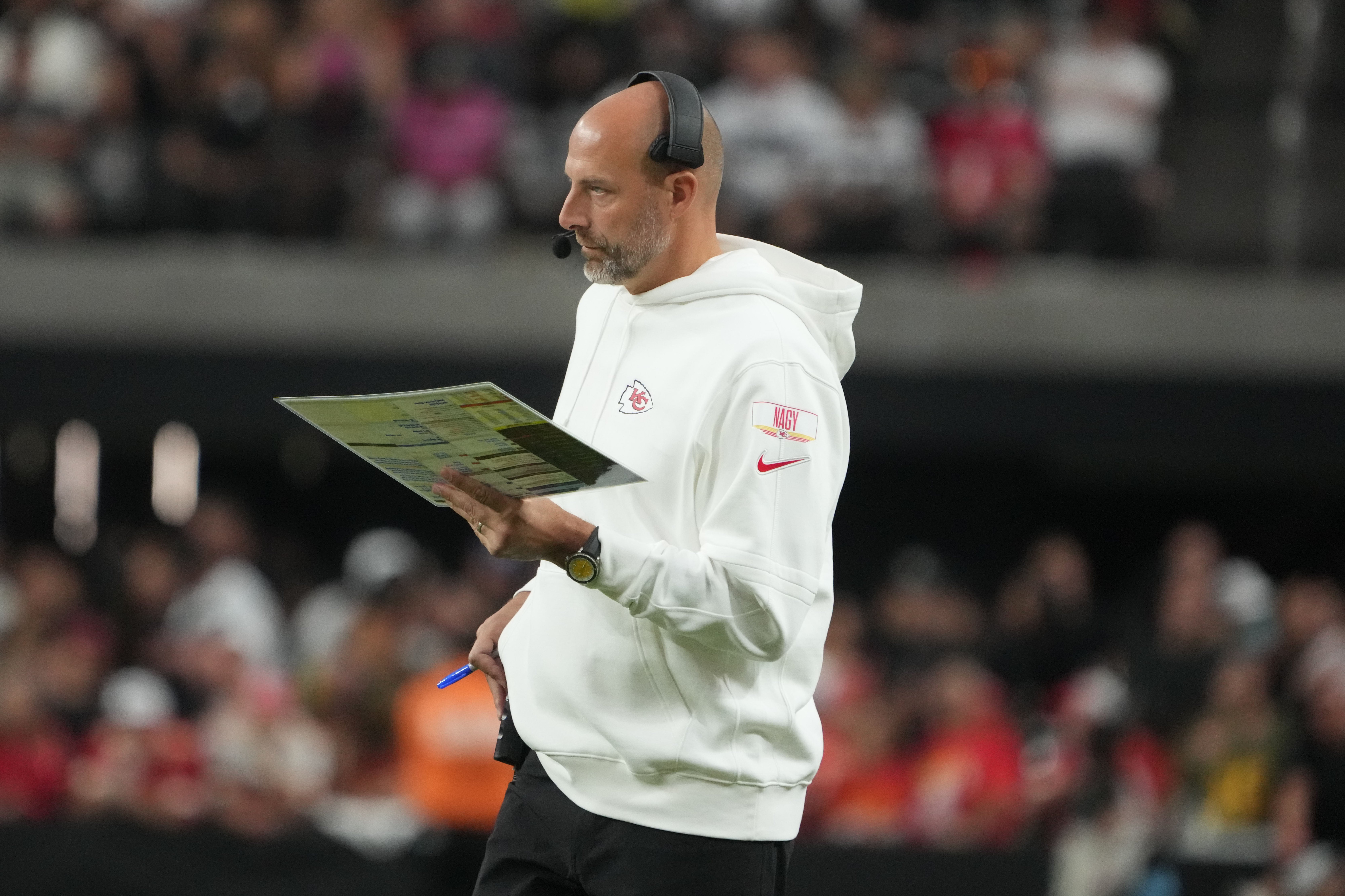 Kansas City Chiefs offensive coordinator former Matt Nagy looking for new job betting on himself