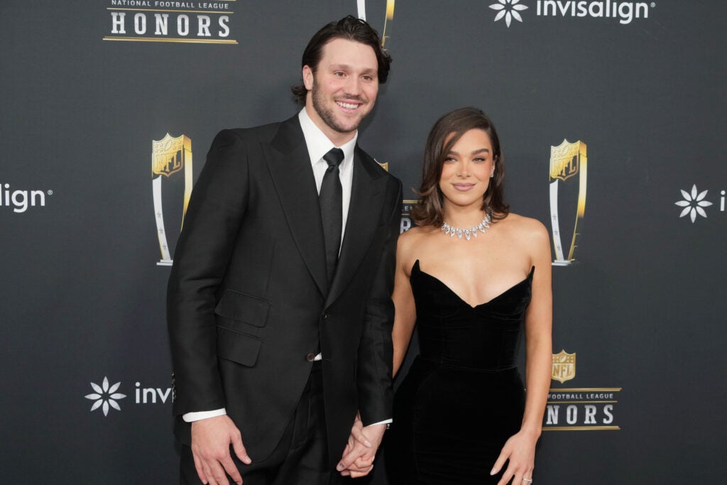 Josh Allen and Hailee Steinfeld walked out of Sunday with much more