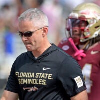 Florida State Seminoles head coach Mike Norvell transfer portal defensive back Edwin Joseph Jr. Ole Miss Rebels