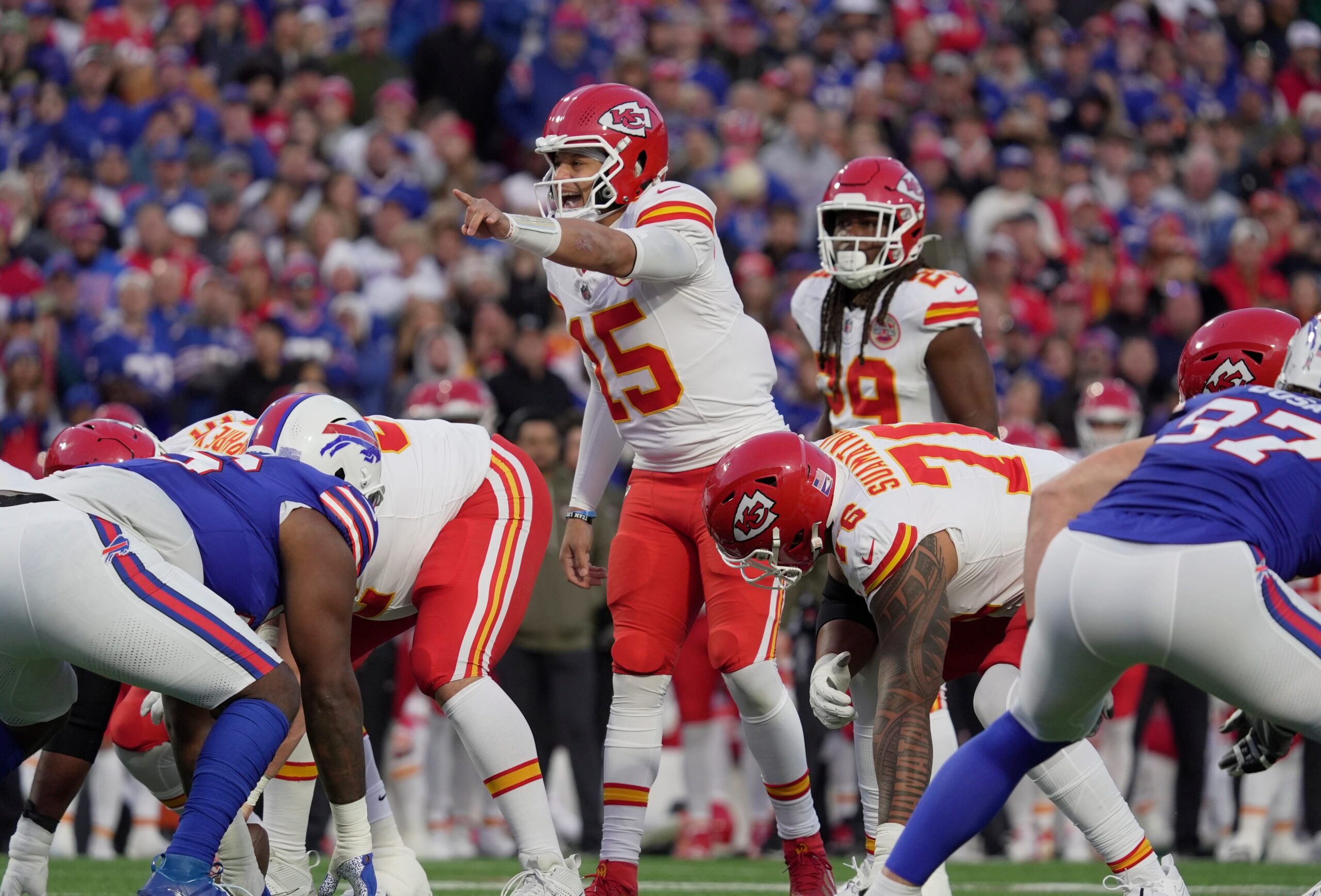 Kansas City Chiefs quarterback Patrick Mahomes Super Bowl NFL Playoffs