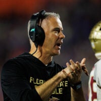 Florida State Seminoles head coach Mike Norvell transfer portal