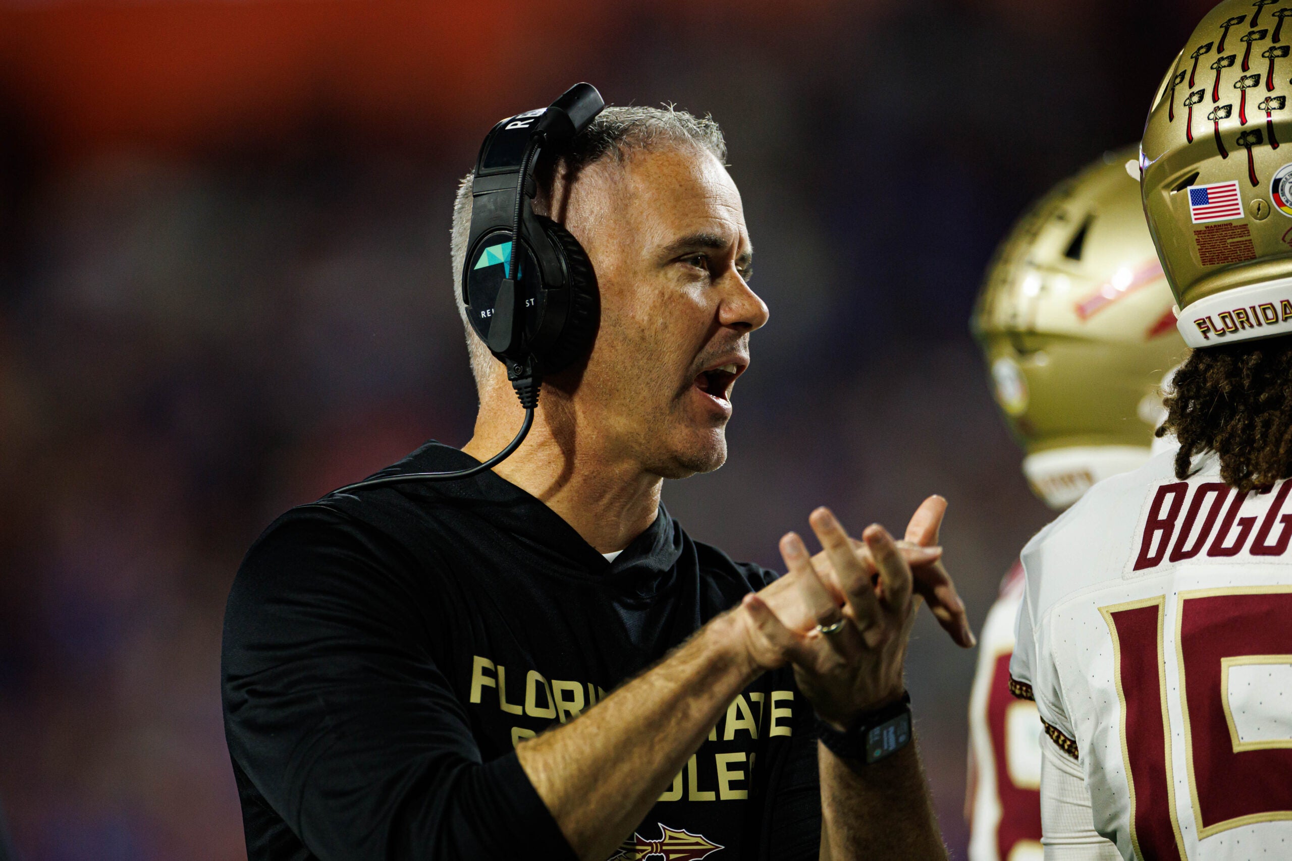 Florida State Seminoles head coach Mike Norvell transfer portal