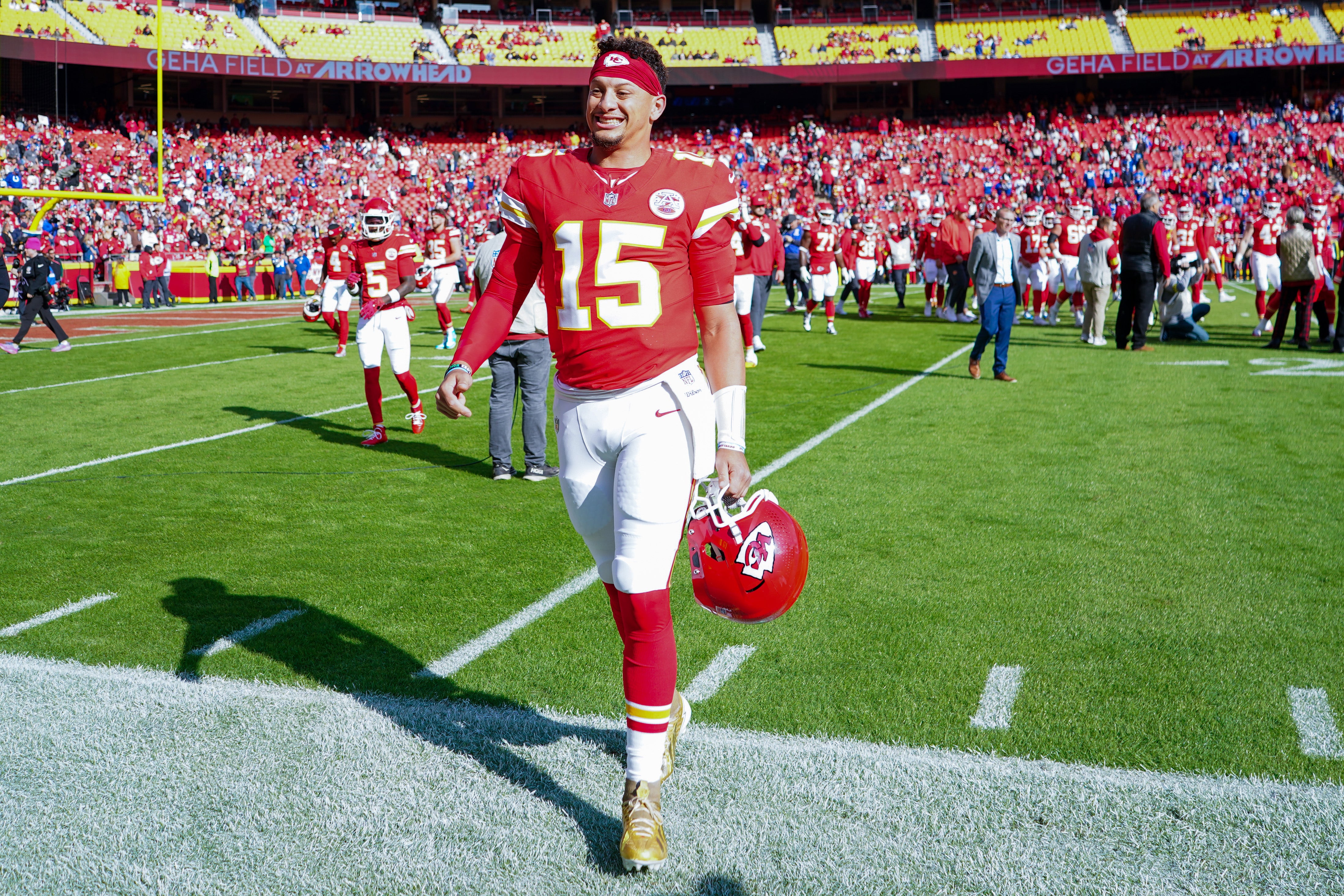 Kansas City Chiefs quarterback QB Patrick Mahomes Eric Bieniemy