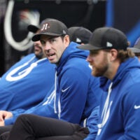 Colts coaching staff on the sideline