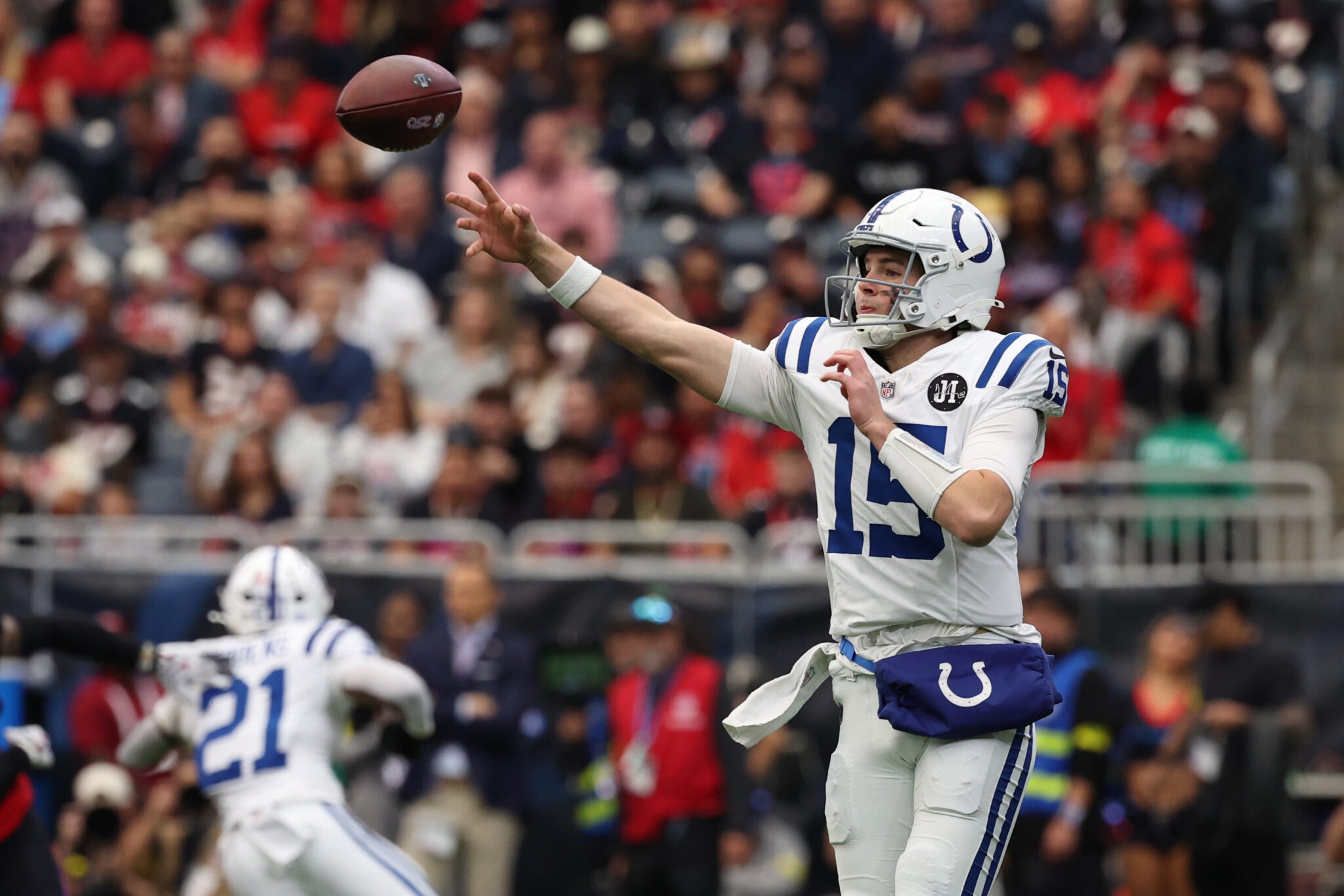 Riley Leonard's stellar showing against the Texans in his first career ...
