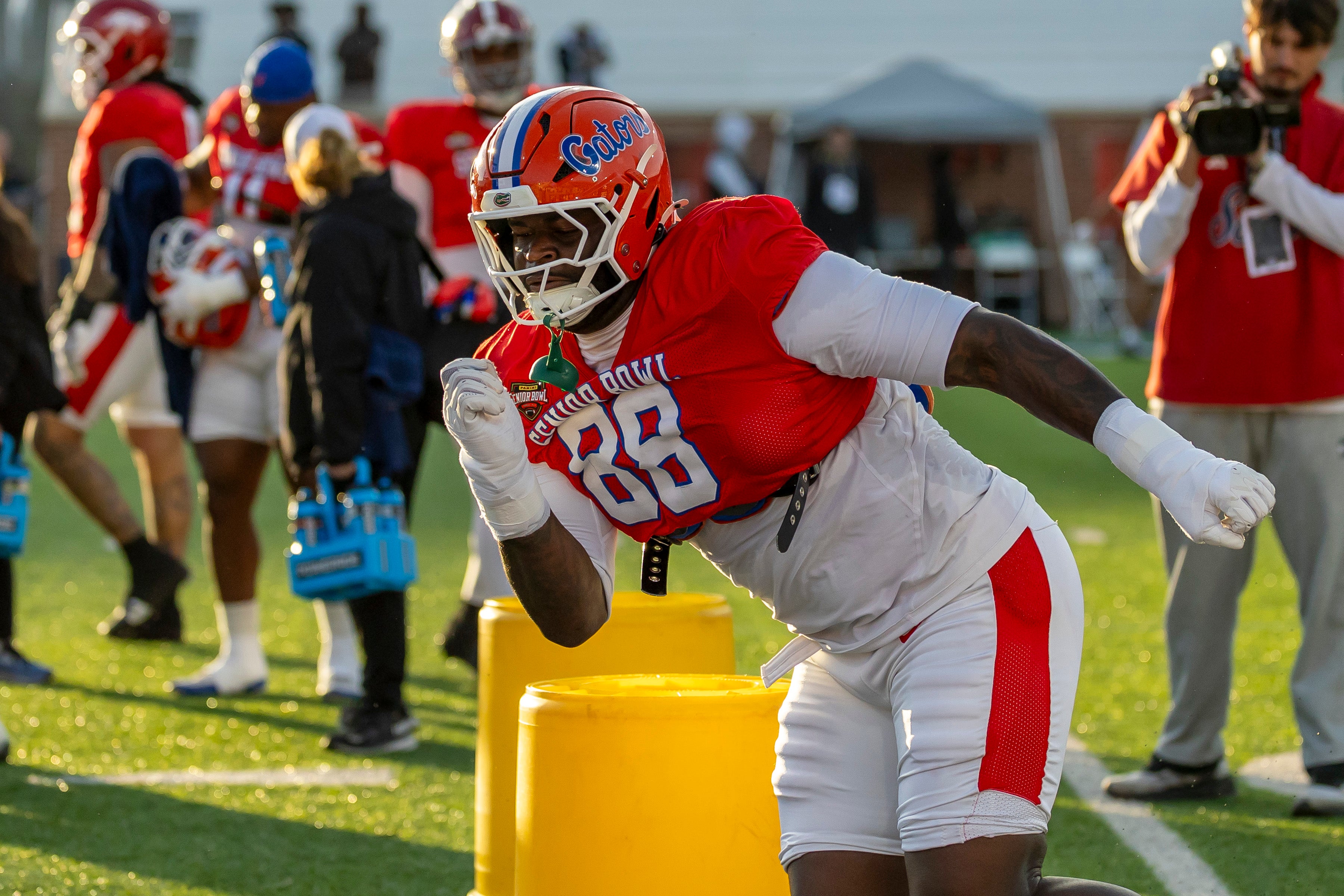 Senior Bowl defensive tackle Caleb Banks Florida Gators Las Vegas Raiders perfect defensive fits