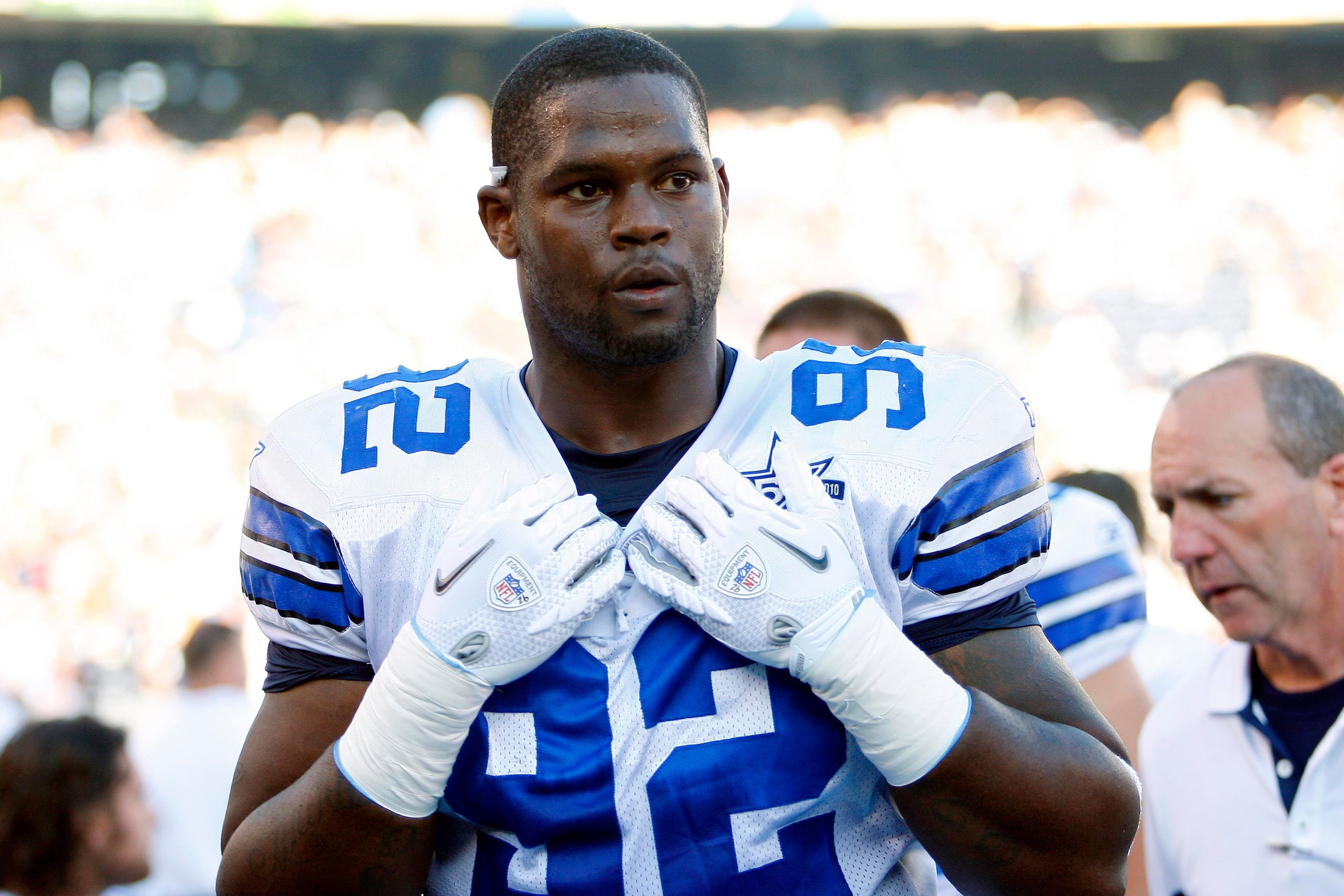 August 21, 2010, San Diego, CA: Dallas Cowboys defensive end Marcus Dixon (92) before the game against the San Diego Chargers at Qualcomm Stadium.