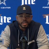Dallas Cowboys DC Christian Parker addresses media for the first time since being hired.