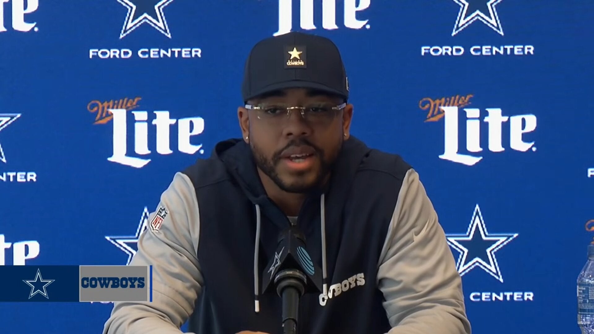 Dallas Cowboys DC Christian Parker addresses media for the first time since being hired.