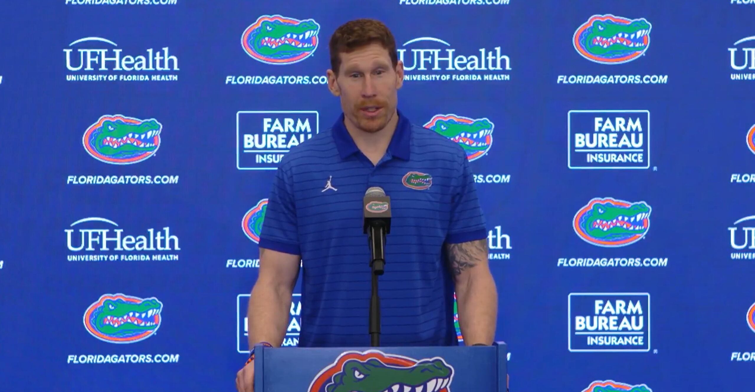 Florida Gators offensive line coach Phil Trautwein talking about how important it was to return to his alma mater.