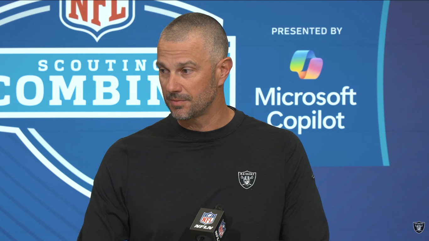 Las Vegas Raiders general manager John Spytek NFL Draft Combine QB Geno Smith Plan