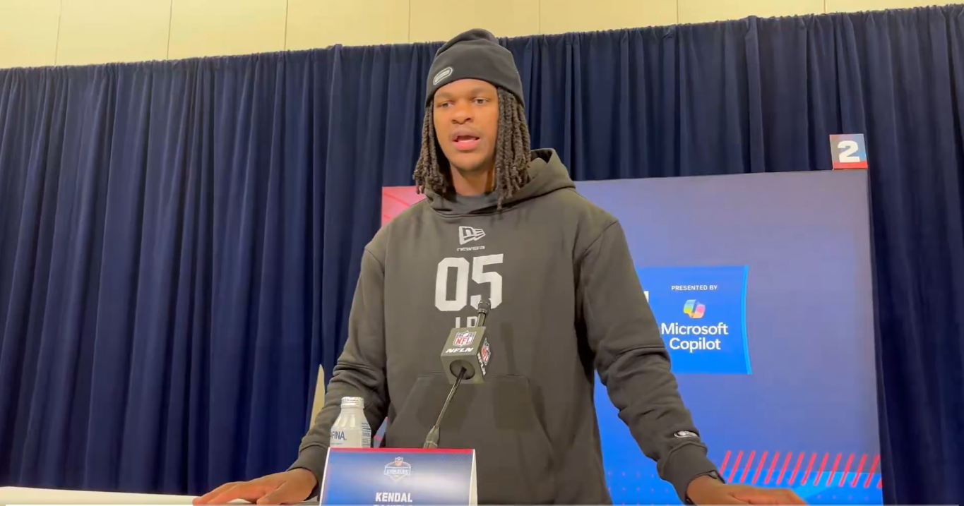 Oklahoma Sooners linebacker Kendal Daniels NFL Combine