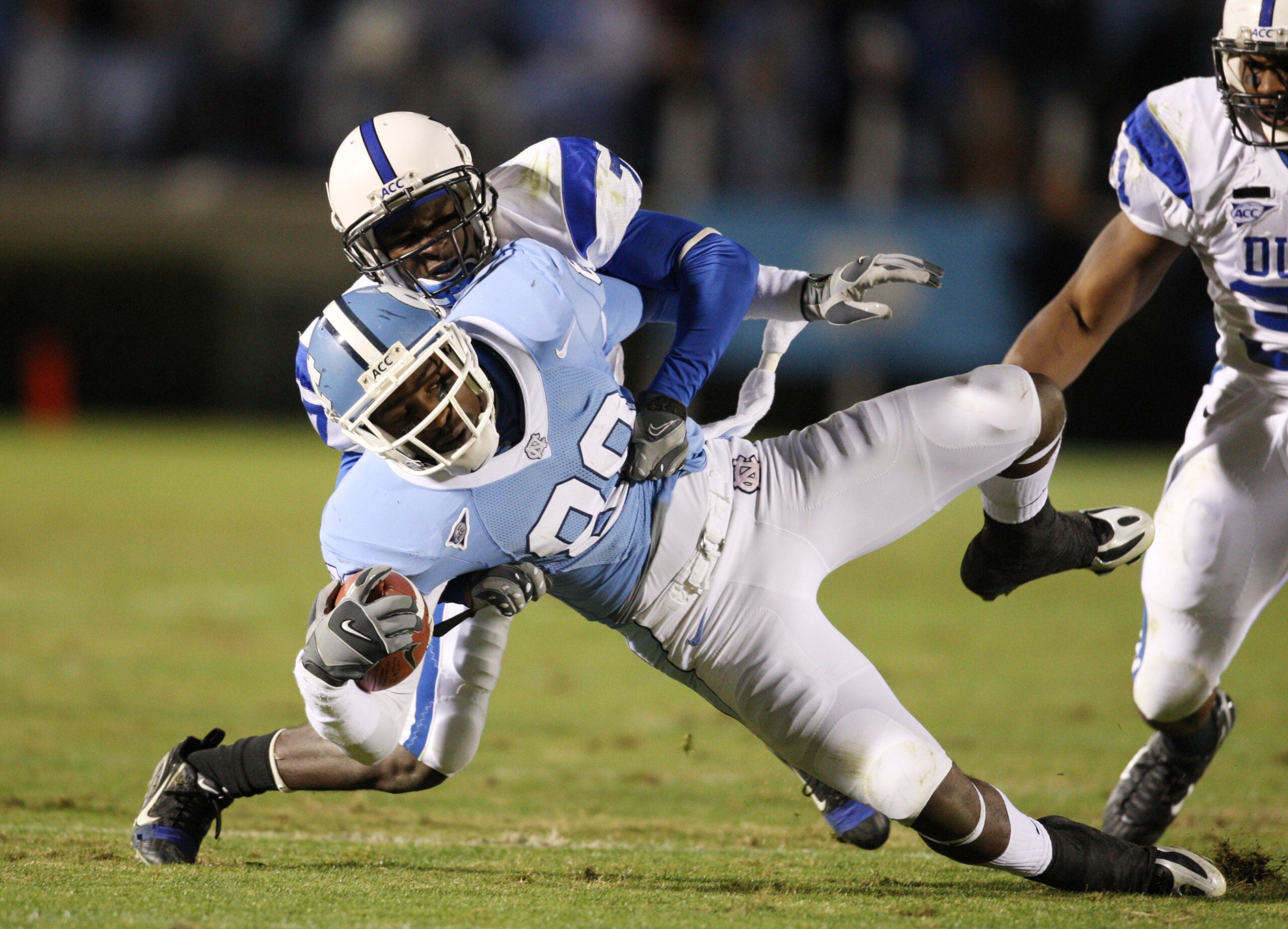 The Duke Blue Devils throwback logo college football draft