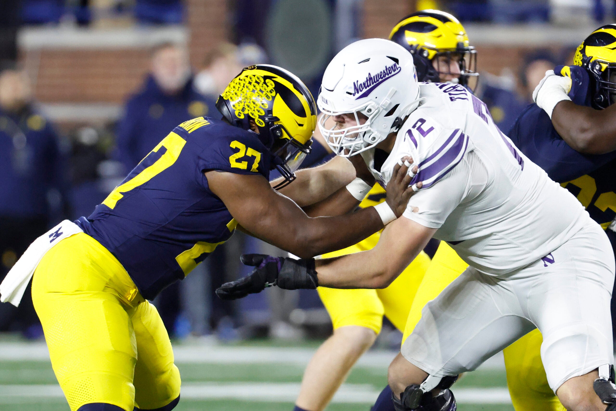 Northwestern offensive tackle Caleb Tiernan Las Vegas Raiders mock draft