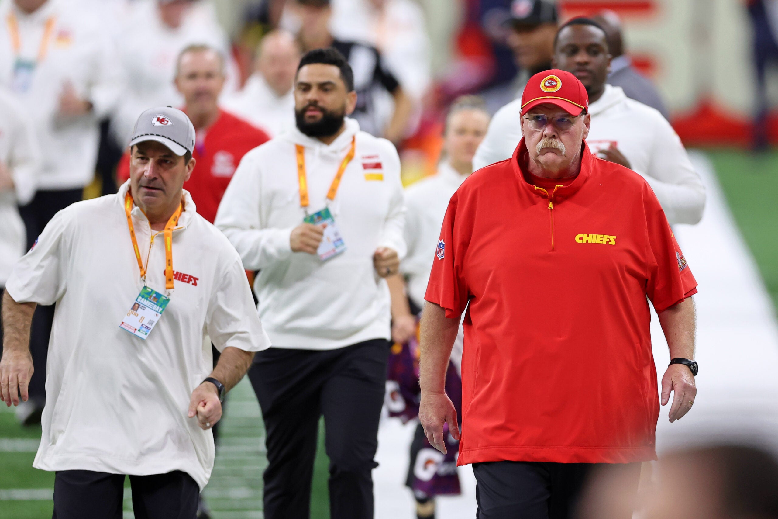 Kansas City Chiefs head coach Andy Reid salary cap situation