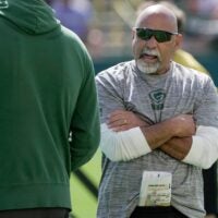 Green Bay Packers assistant head coach/special teams coordinator Rich Bisaccia is shown during a joint practice with the Seattle Seahawks Thursday, August 21, 2025 in Green Bay, Wisconsin.