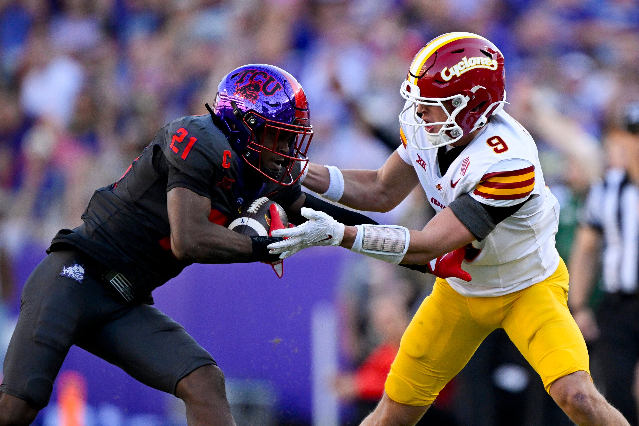TCU safety Bud Clark Kansas City Chiefs mock draft 2026 NFL Draft Makai Lemon Patrick Mahomes