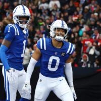 Colts cornerback Sauce Gardner and safety Cam Bynum
