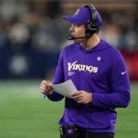 Dec 14, 2025; Arlington, Texas, USA; Minnesota Vikings head coach Kevin O'Connell during the second half against the Dallas Cowboys at AT&T Stadium.