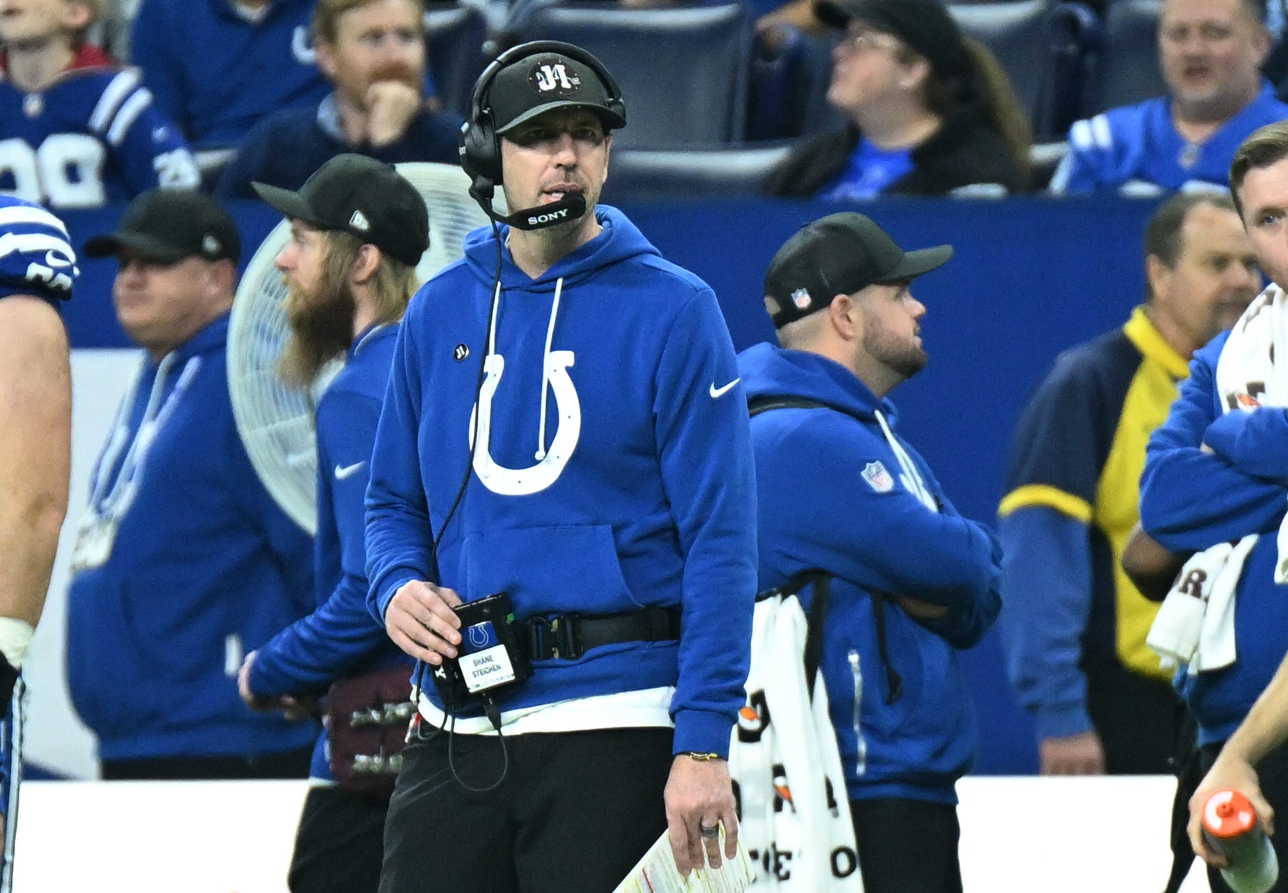 Colts head coach Shane Steichen