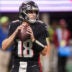 Jan 4, 2026; Atlanta, Georgia, USA; Atlanta Falcons quarterback Kirk Cousins (18) throws a pass against the New Orleans Saints in the first quarter at Mercedes-Benz Stadium.