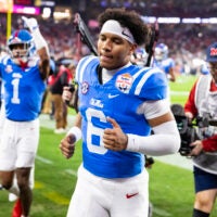 Ole Miss quarterback Trinidad Chambliss