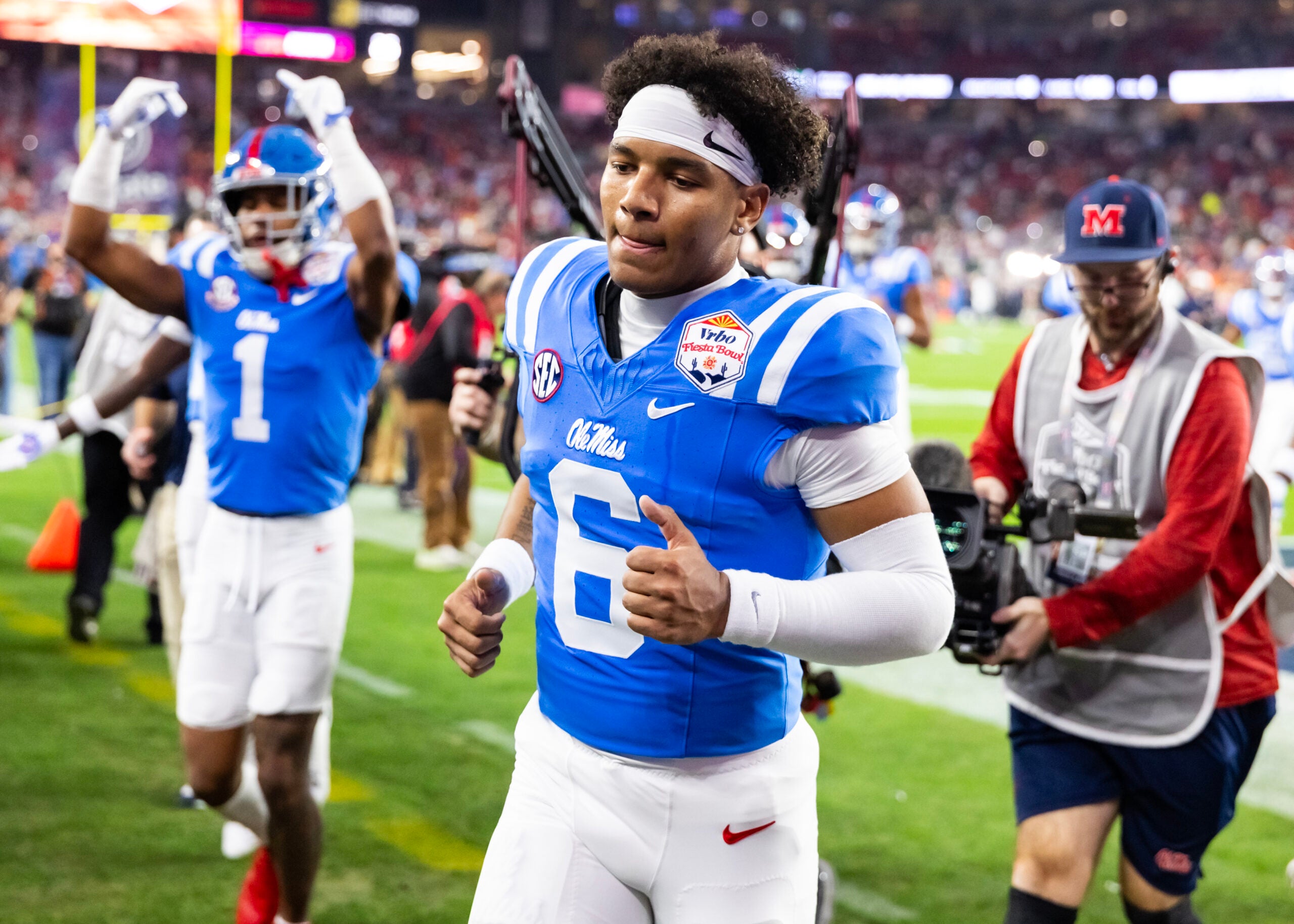Ole Miss quarterback Trinidad Chambliss