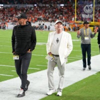 Las Vegas Raiders owner Mark Davis general manager John spytek