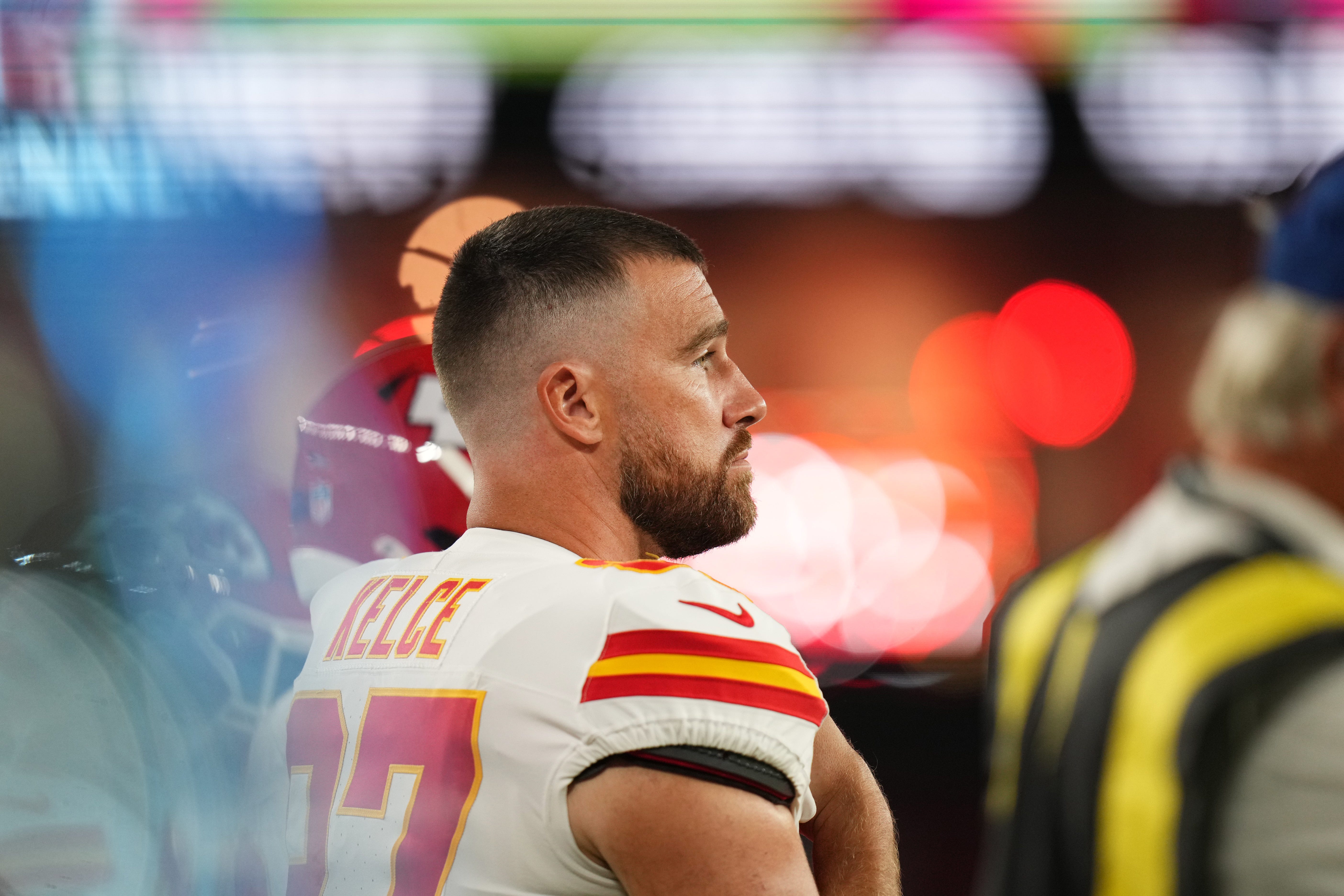 Kansas City Chiefs tight end Travis Kelce golf pro am closest to the pin challenge